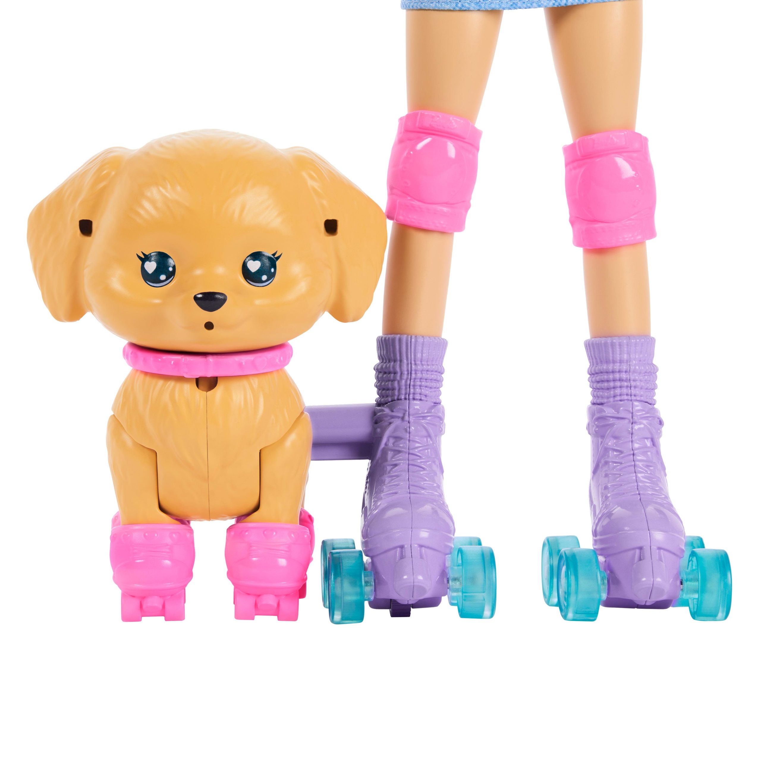 Barbie Pets Skate And Run Brunette Doll With Puppy. Skates. And Accessories - Image 4