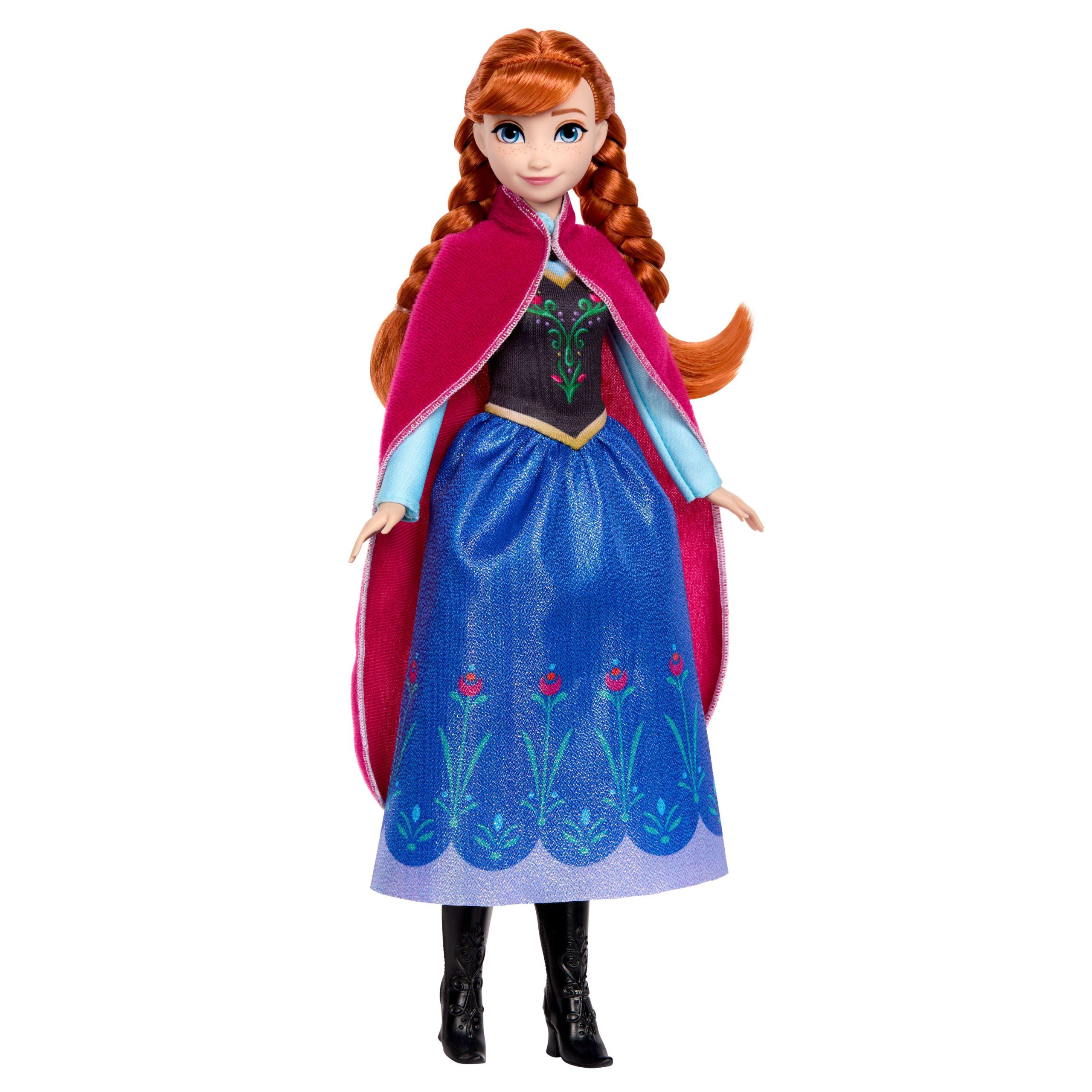 Disney Frozen Anna Fashion Doll With Sparkling Removable Dress. Cape & Boots. Inspired By Movie - Image 6