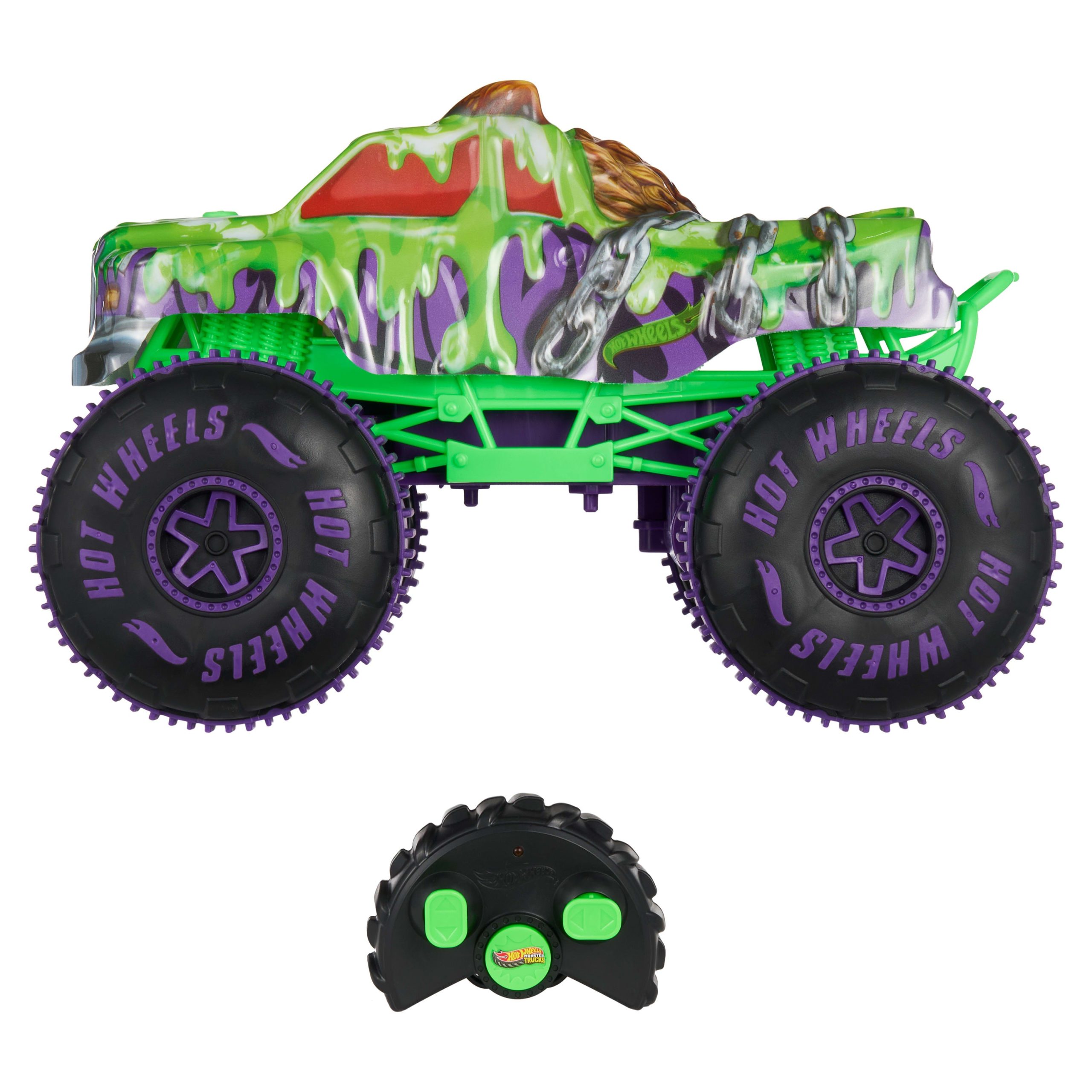 Hot?Wheels Monster Trucks Loup Ravageur T??l??command?? - Image 4