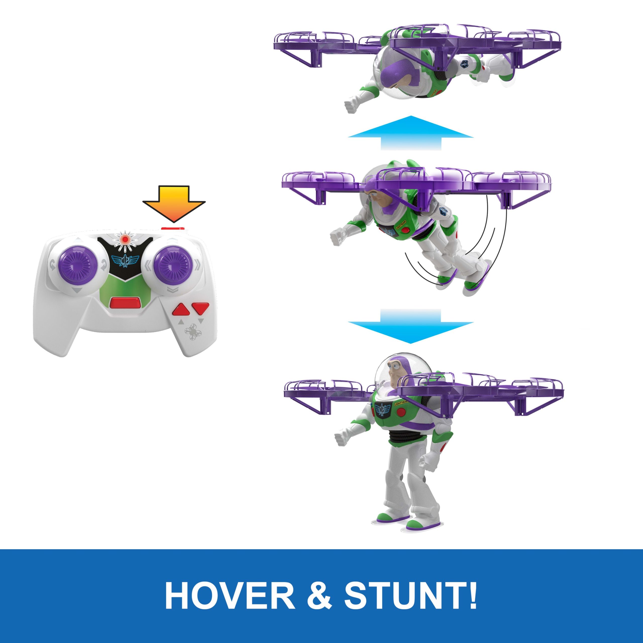 Disney And Pixar Toy Story 5 Flying RC Hi-Tech Edition Buzz Lightyear Action Figure Remote Controlled - Image 4