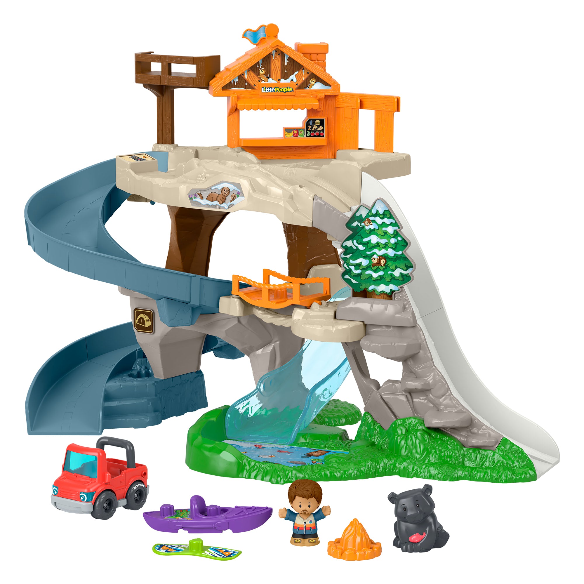 Little People Brinquedo para Beb??s Conjunto de Brincadeira Montanha Definitiva