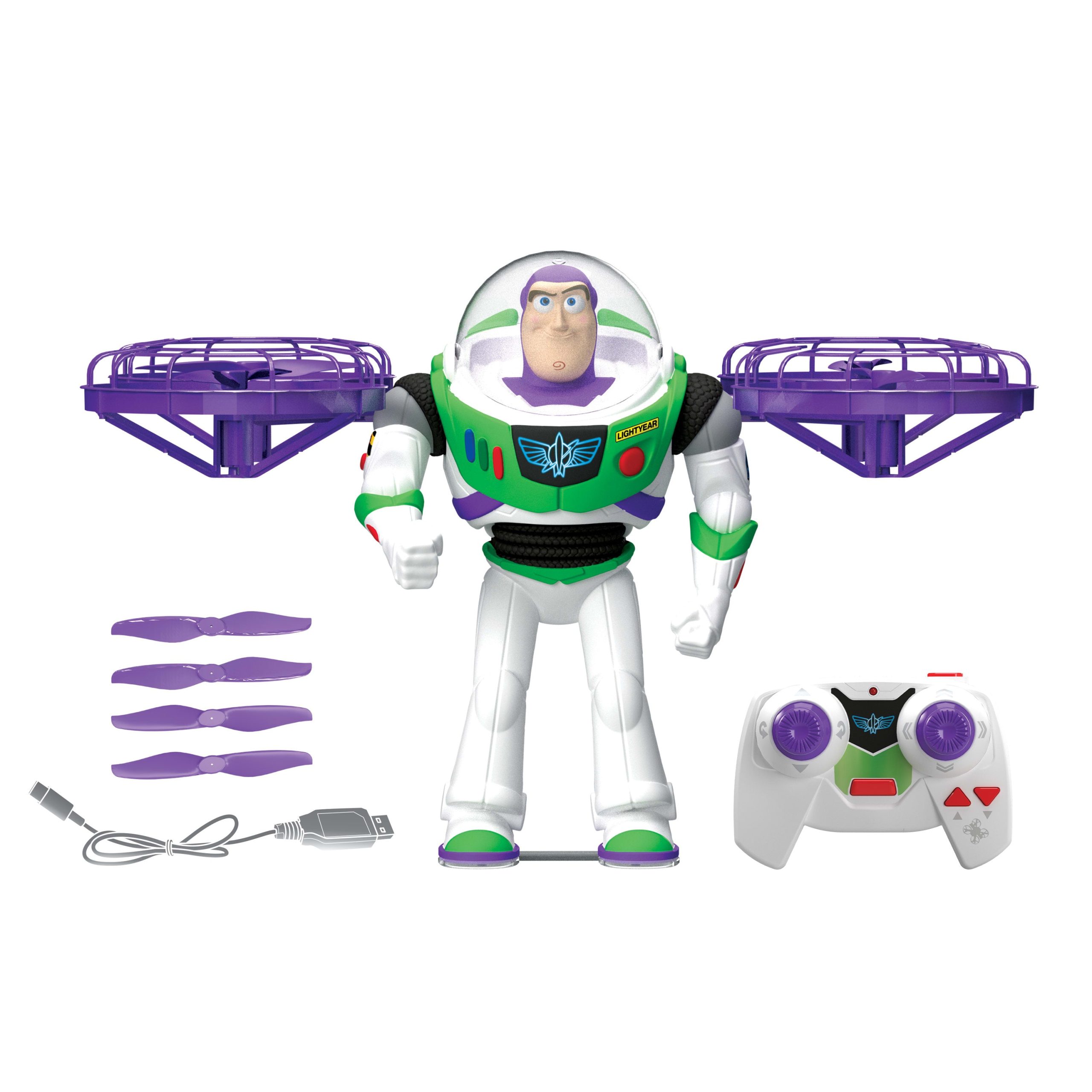 Disney Pixar Toy Story 5 Figura de A??o Buzz Lightyear Hi-Tech Edition RC - Image 6