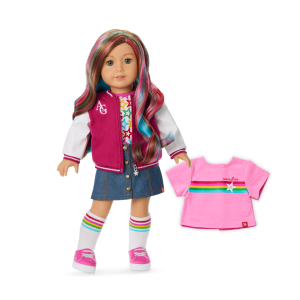 Truly Me? 18-inch Doll #101 with wavy caramel hair