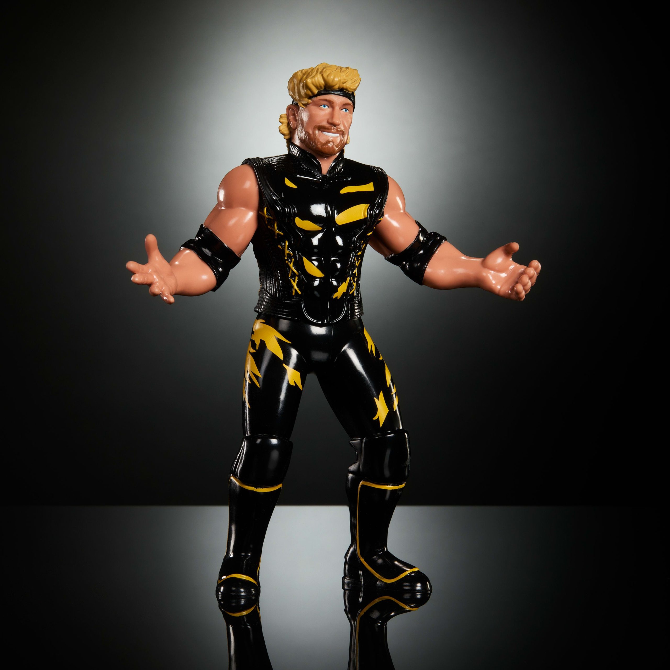 WWE Ljn Superstars Logan Paul Action Figure. 1980s Retro 8-inch Collectible Toy - Image 4