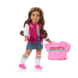 Truly Me? 18-inch Doll #117 with wavy dark-brown hair