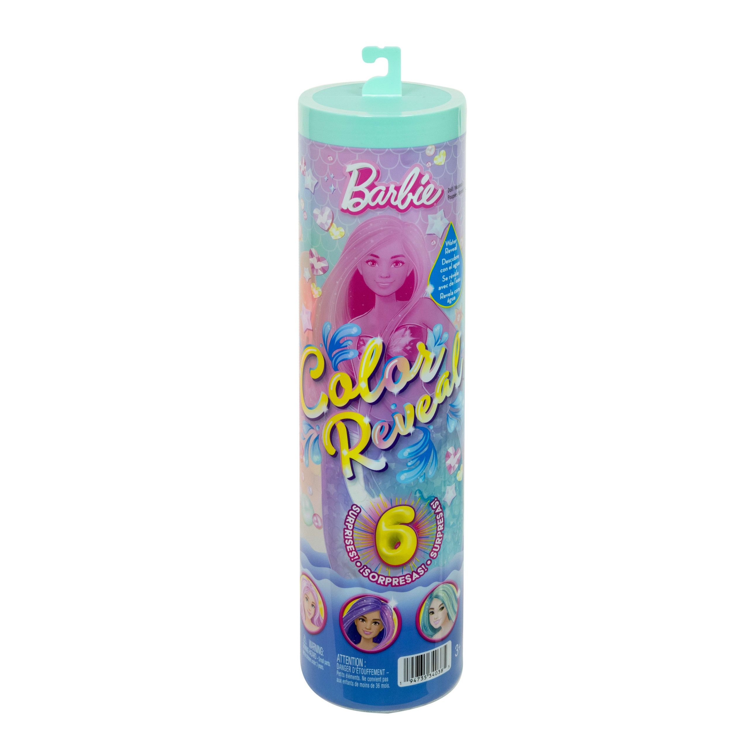 Barbie Color Reveal Mermaid Series Doll & Accessories With 6 Surprises - Image 8