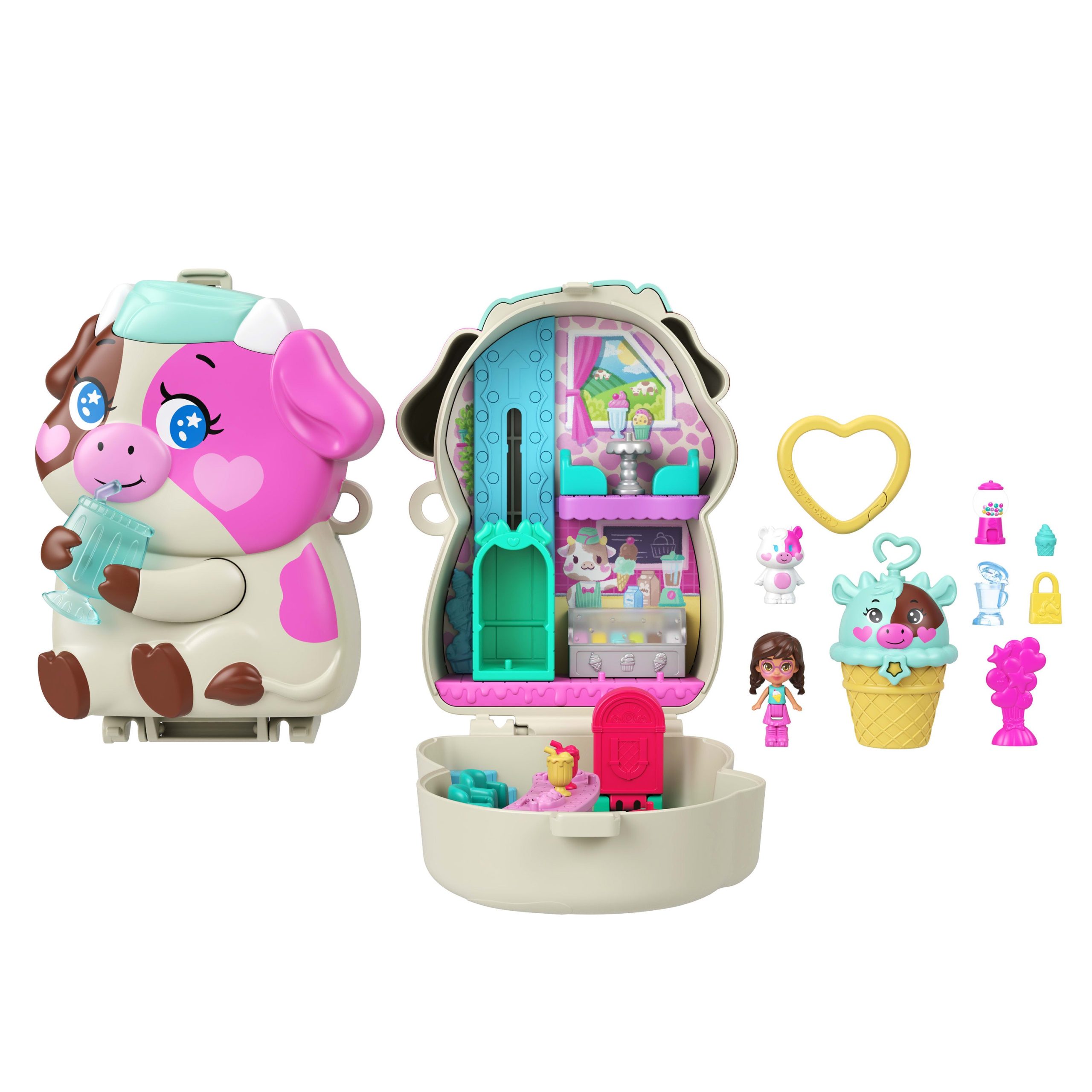 Polly Pocket Conjunto de Brinquedo Compacto Vaquinha - Image 2