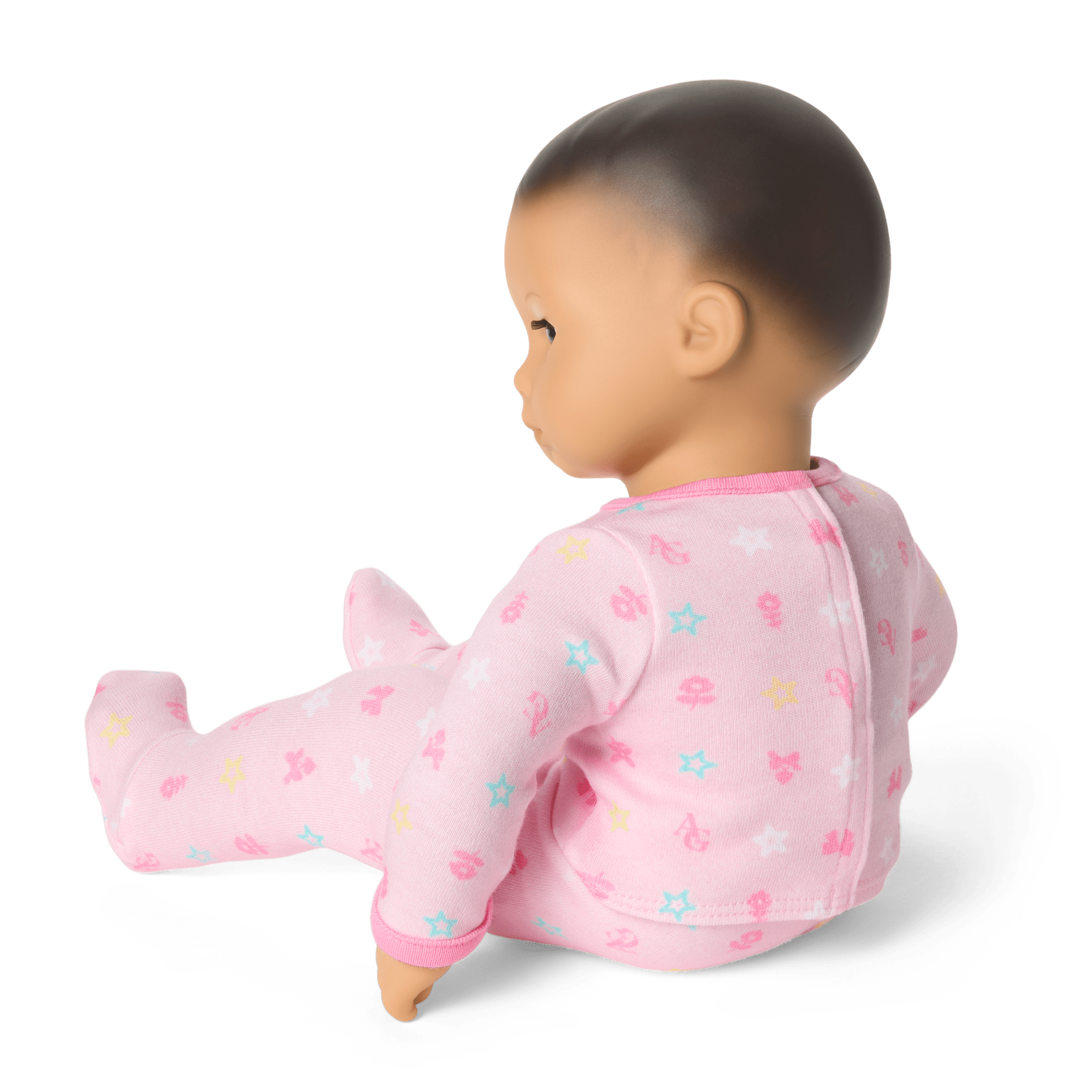 Bitty Baby? Doll #4 with black hair in Pastel Pink - Image 4