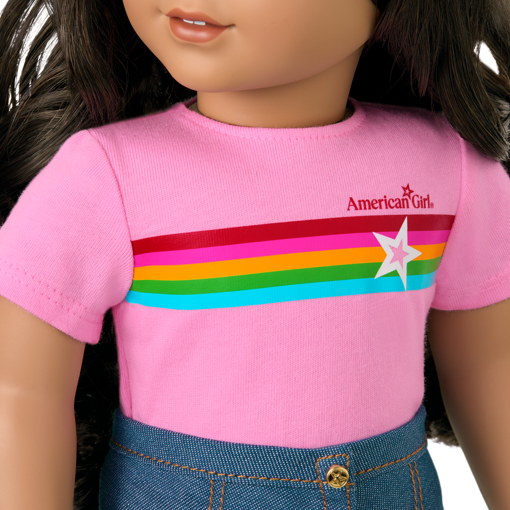 Truly Me? 18-inch Doll #108 with curly black-brown hair - Image 12