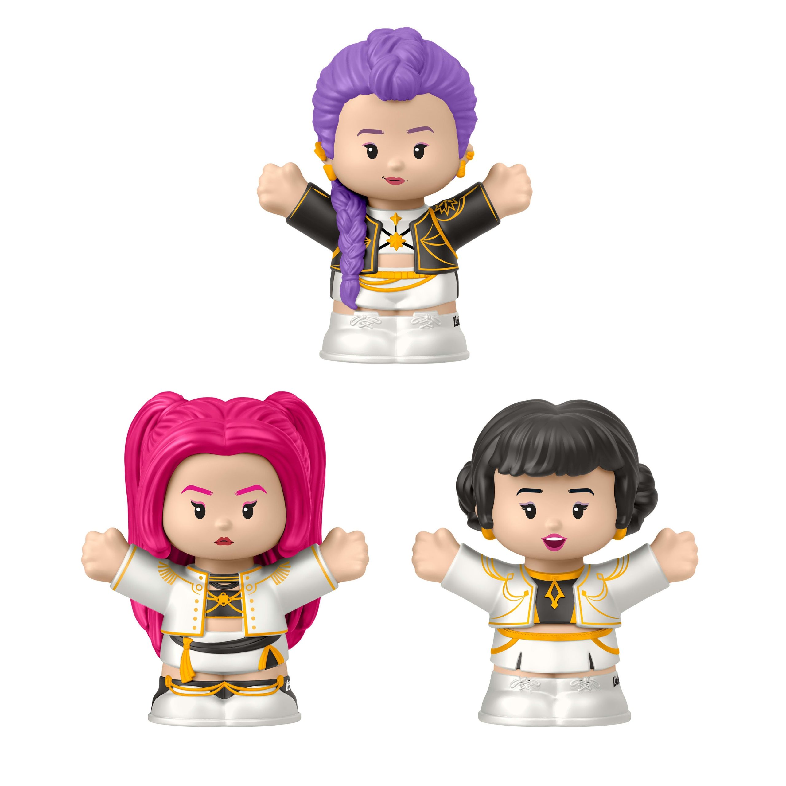 Coffret KPop demon Hunters: Huntr/X Little People Collector en ??dition Sp??ciale. 3?Figurines - Image 2