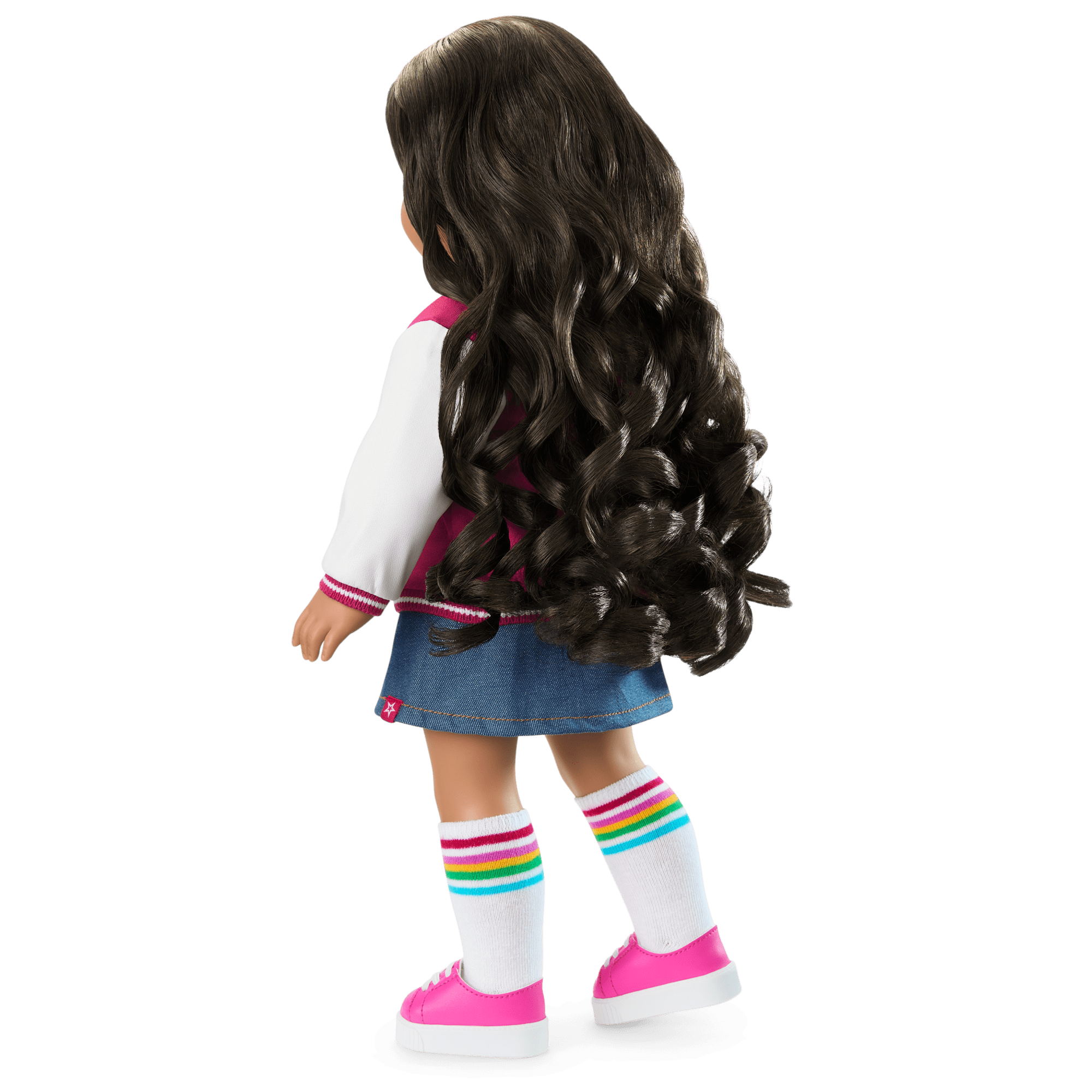Truly Me? 18-inch Doll #108 with curly black-brown hair - Image 4