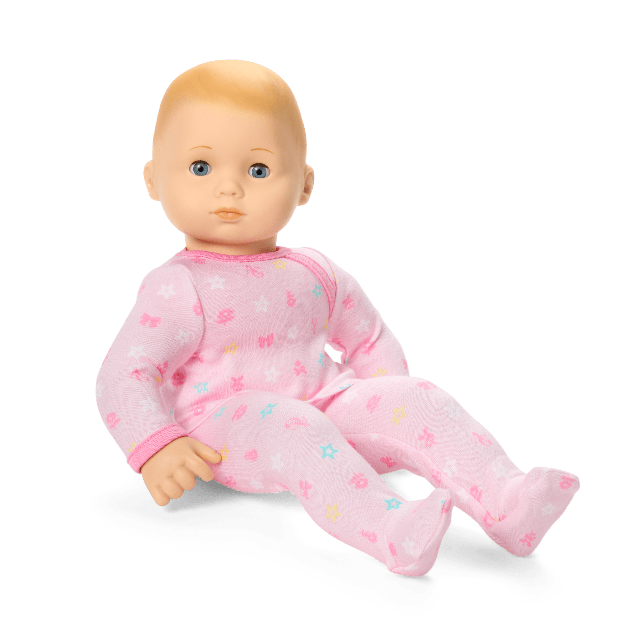 Bitty Baby? Doll #3 with blonde hair in Pastel Pink
