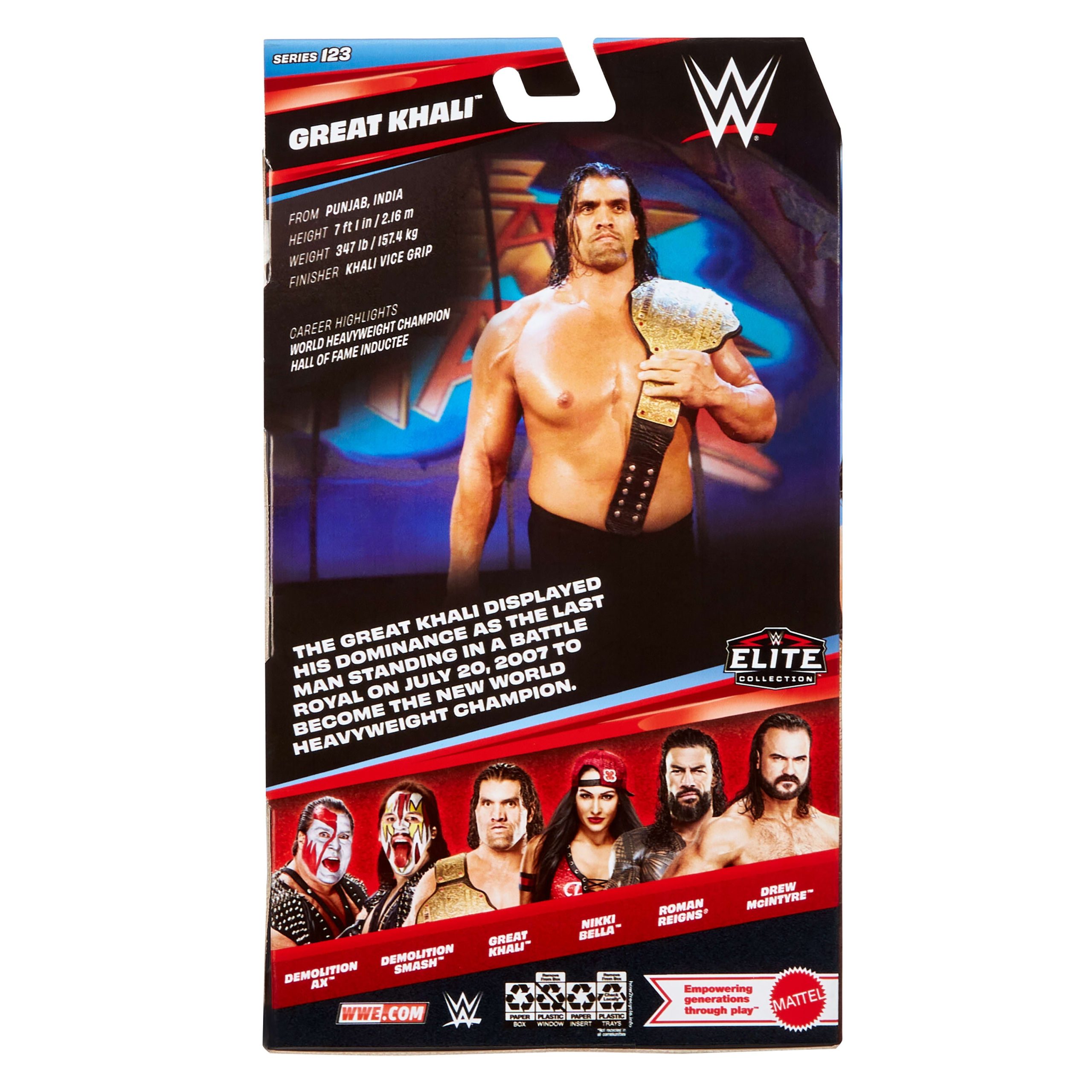 Wwe Figurine Articul??e ??lite Great Khali - Image 6