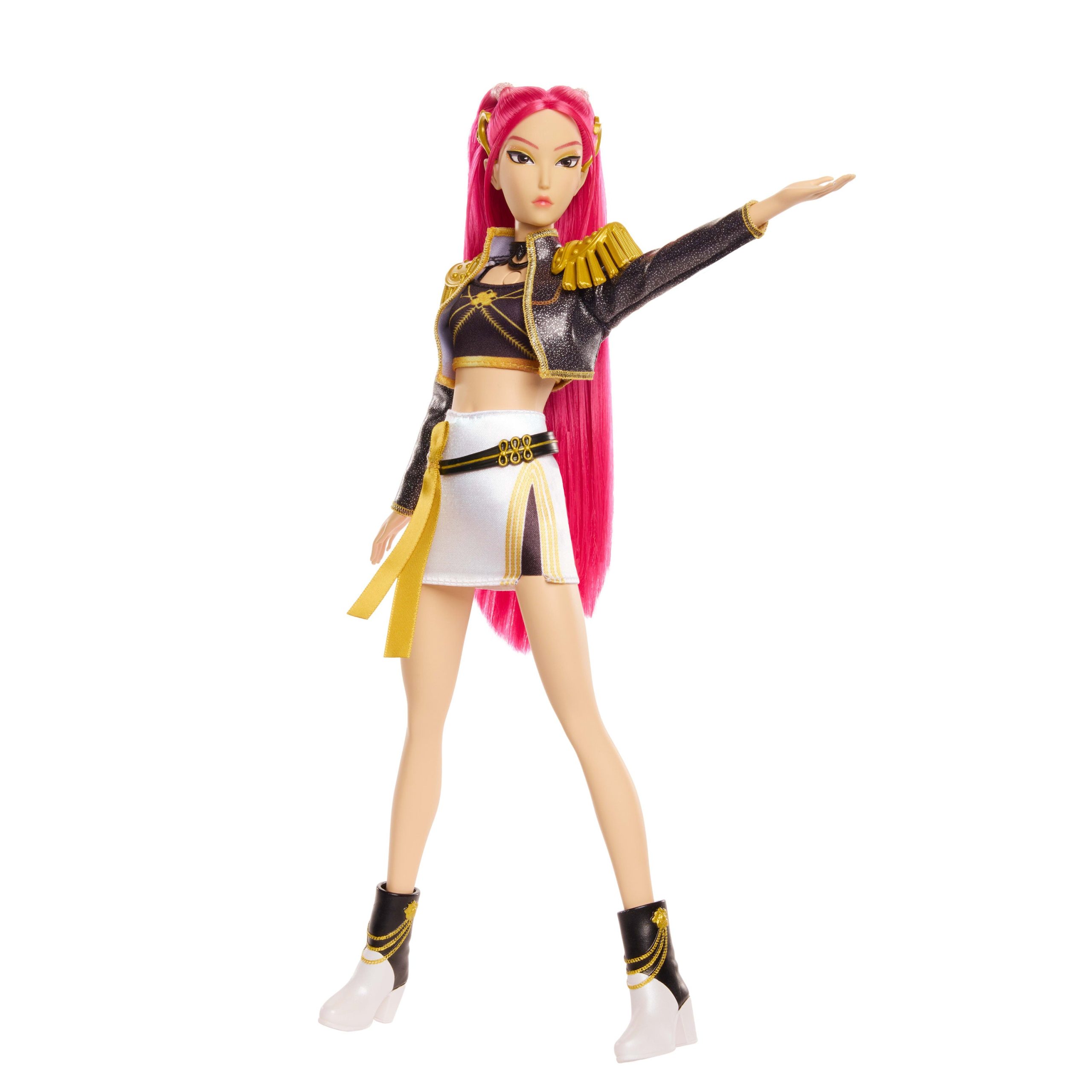 KPop Demon Hunters HUNTR/X Mira Golden Singing Doll in Removable Outfit & 5 Posable Joints - Image 5