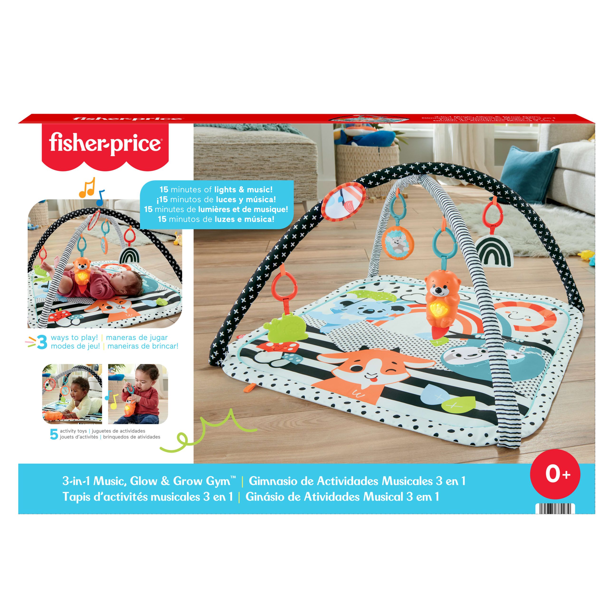 Fisher-Price Tapis d'??veil 3-en-1 Music Glow & Grow - Image 6