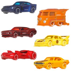 Hot Wheels-Coffret Pantone-Voitures et Van en M??tal