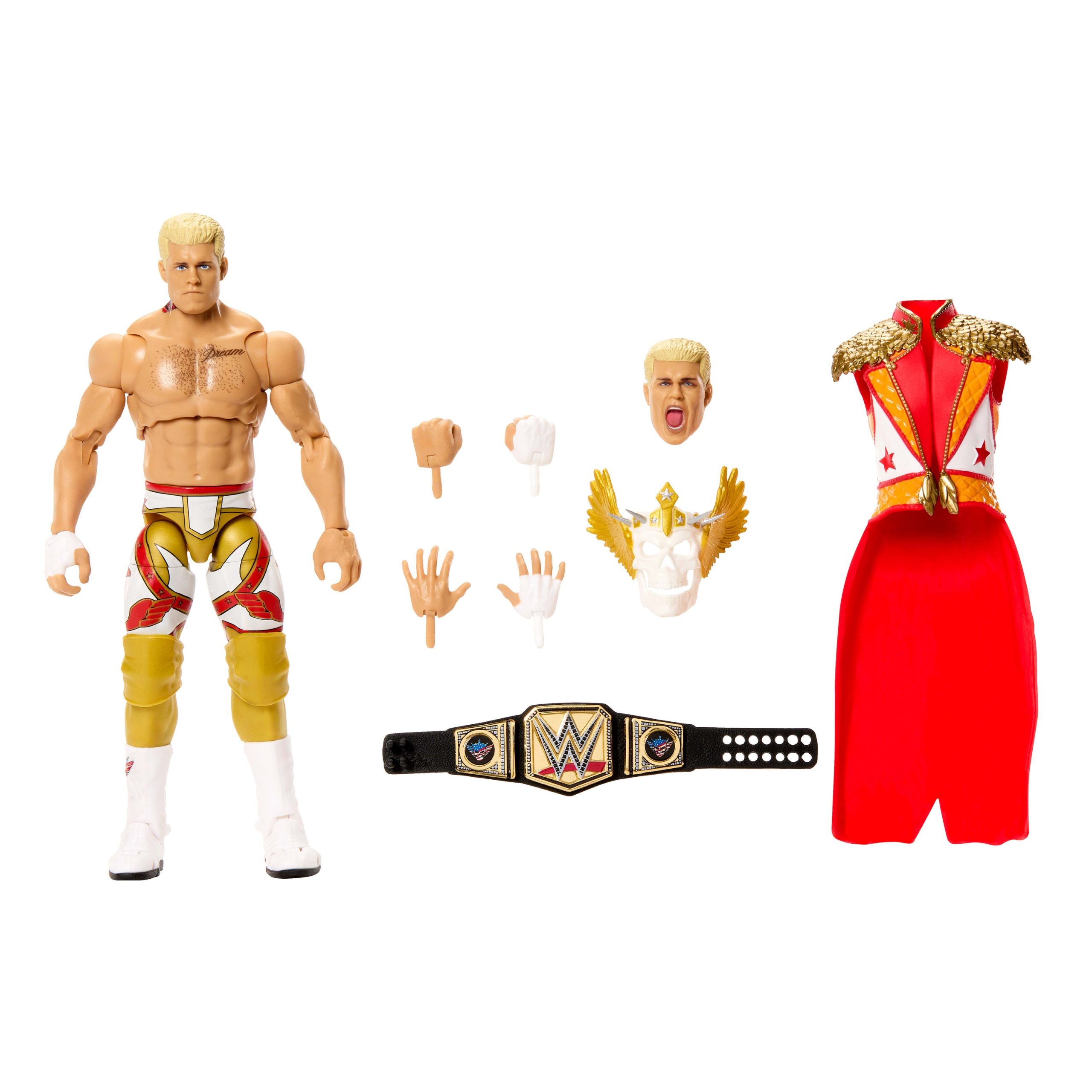 Wwe Figurine Articul??e Ultimate Cody Rhodes Le Cauchemar Am??ricain