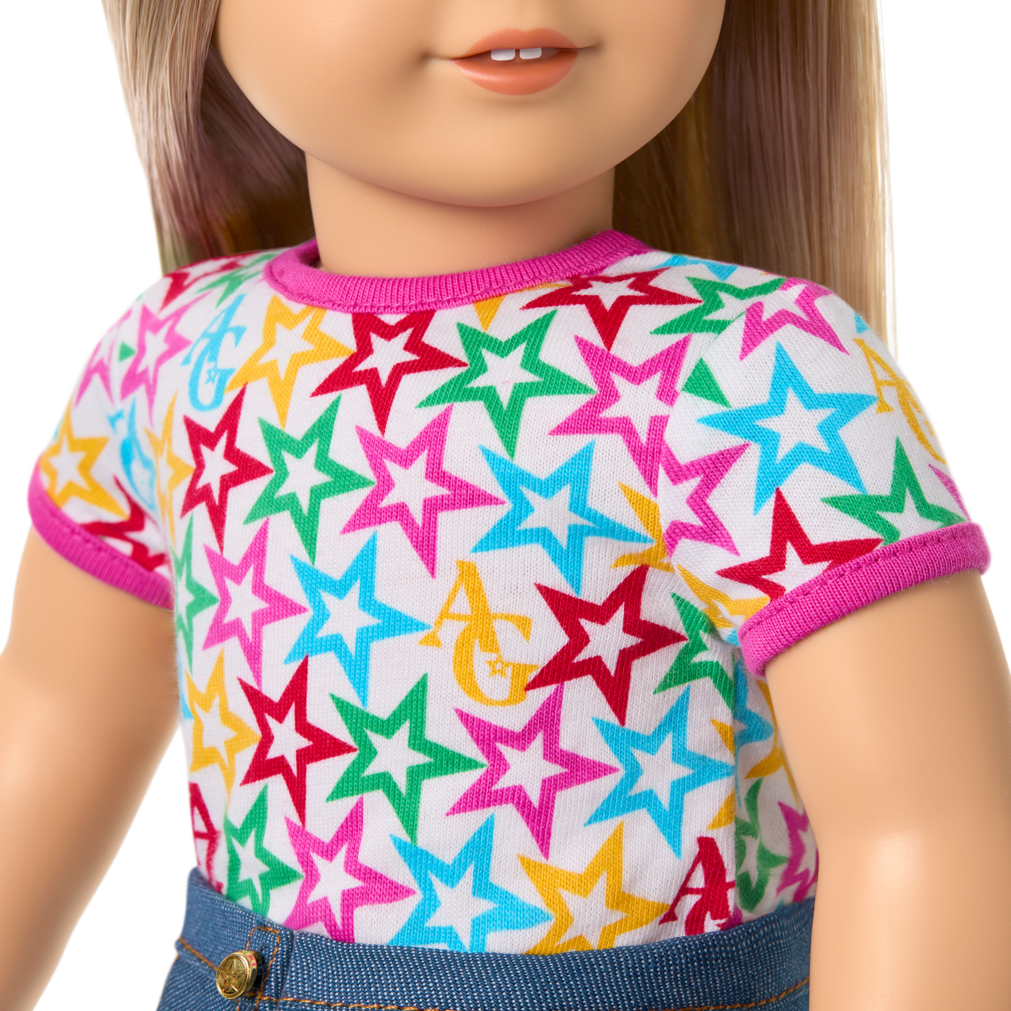 Truly Me? 18-inch Doll #100 with straight layered blonde hair - Image 8