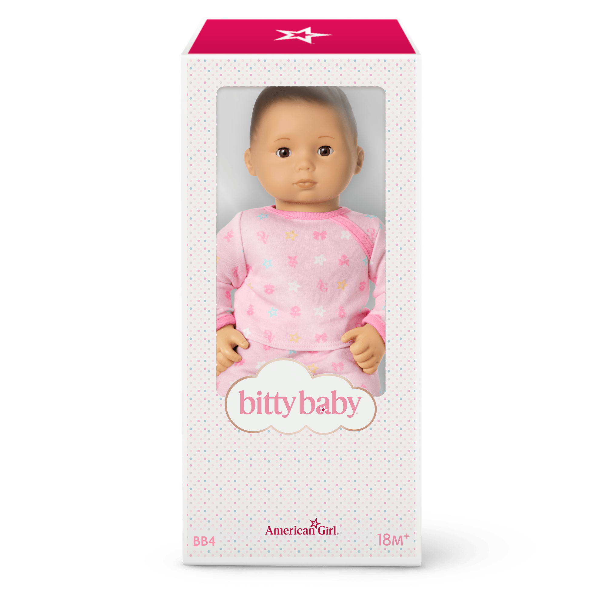 Bitty Baby? Doll #4 with black hair in Pastel Pink - Image 8