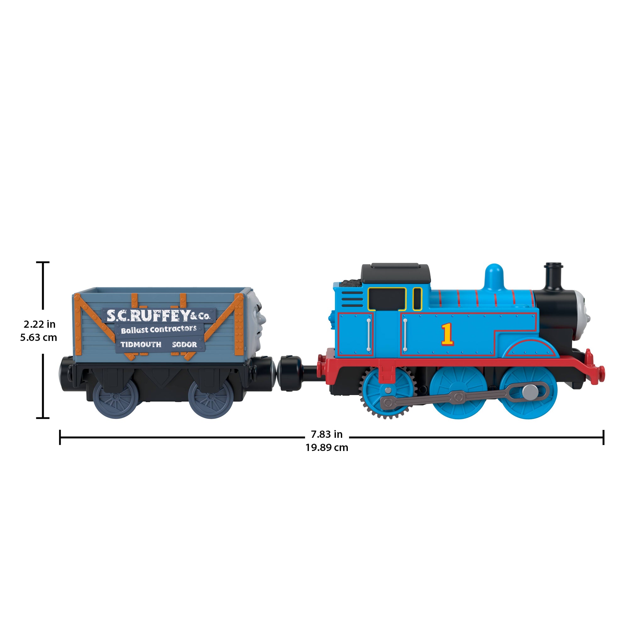 Thomas & Friends By Fisher-Price Motorized Engine. Battery-Powered Thomas Toy Train & S.C. Ruffey Truck - Image 5