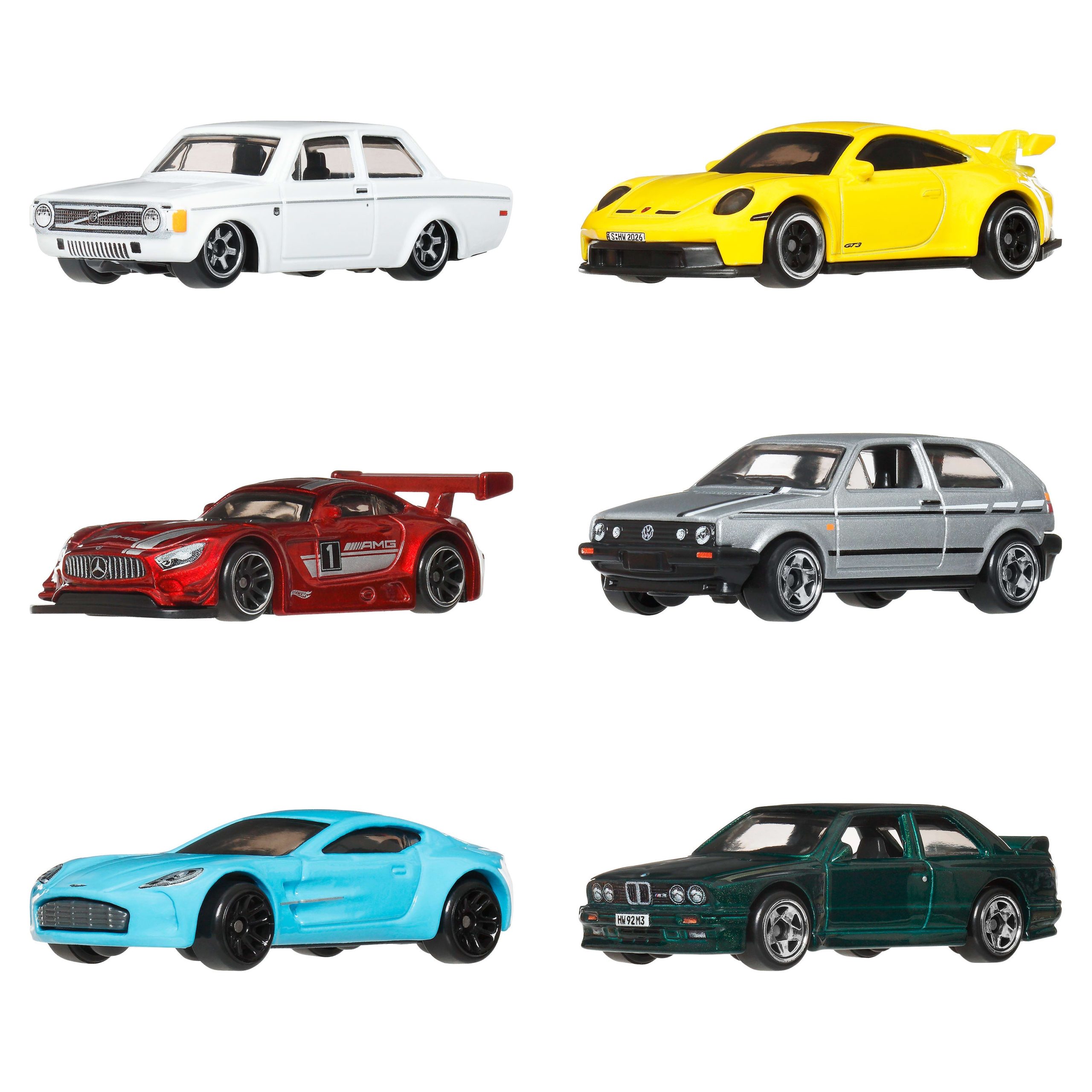 Hot Wheels-Coffret Euro Style-Coffret 6 V??hicules Europ??ens - Image 2