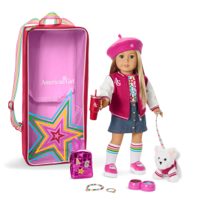 Truly Me? 18-inch Doll #100. Accessories. Puppy & Doll Carrier