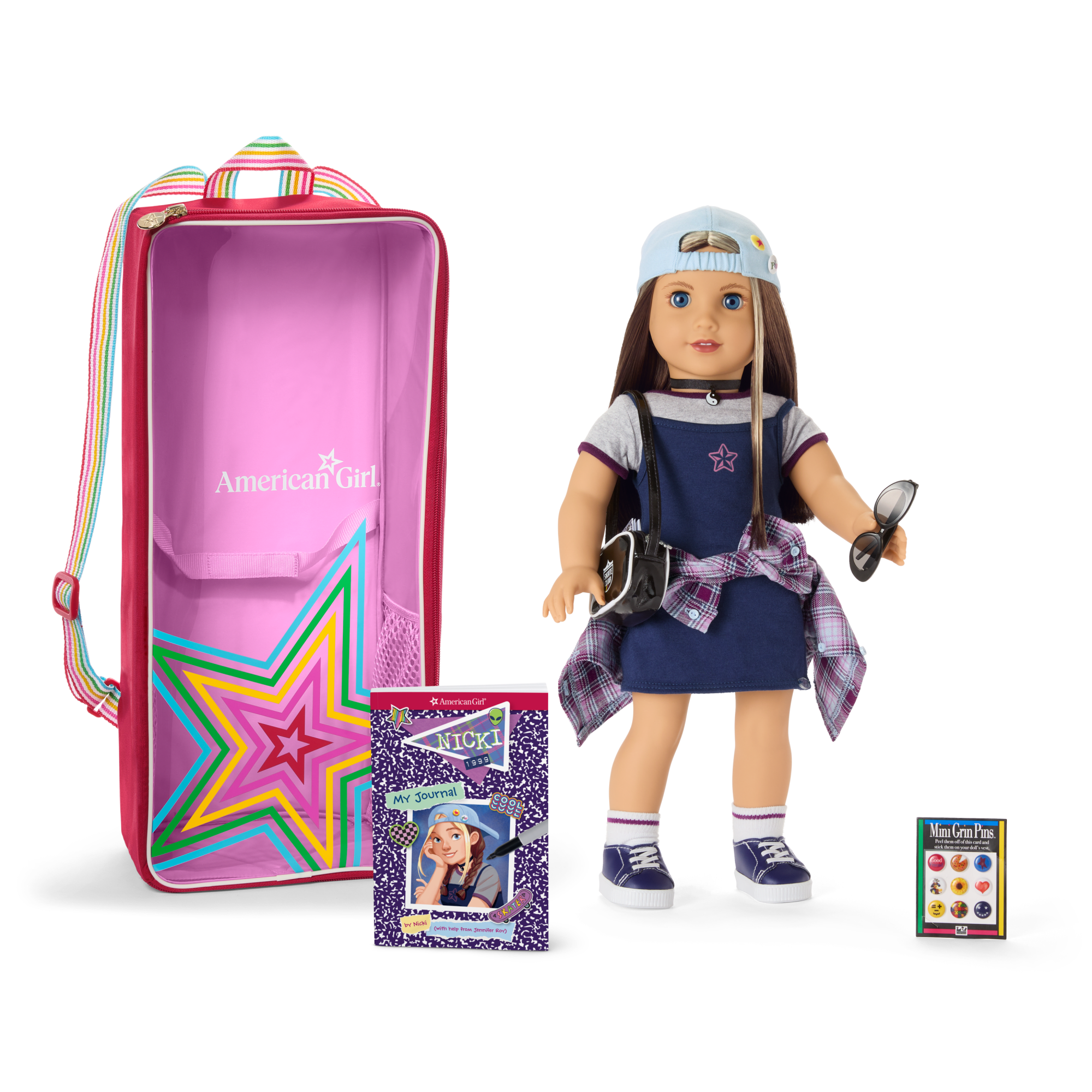 Nicki? 18-inch Doll. Journal. Accessories & Doll Carrier (Historical Characters)