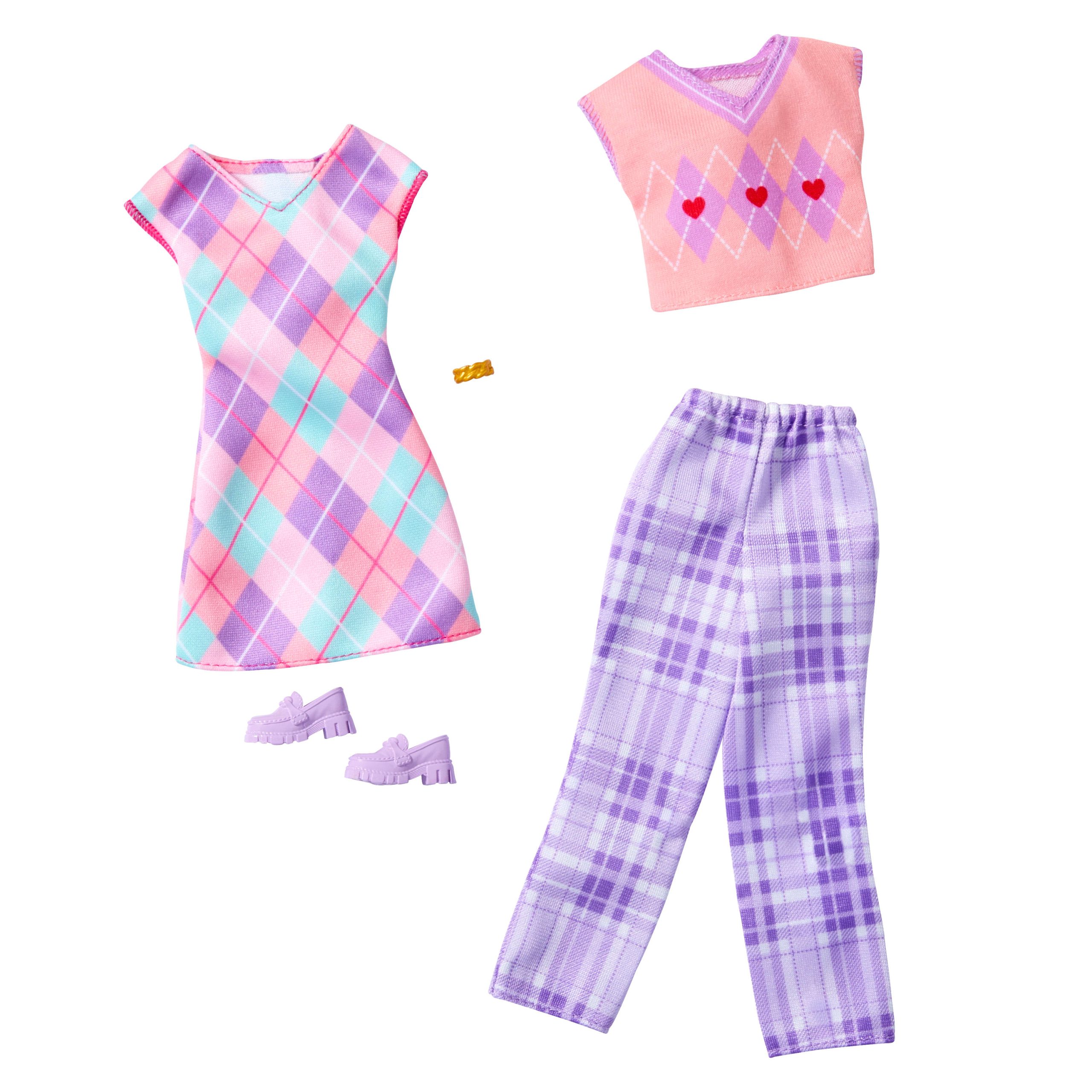 Barbie Clothes. Fashion And Accessory 2-Packs For Barbie Dolls