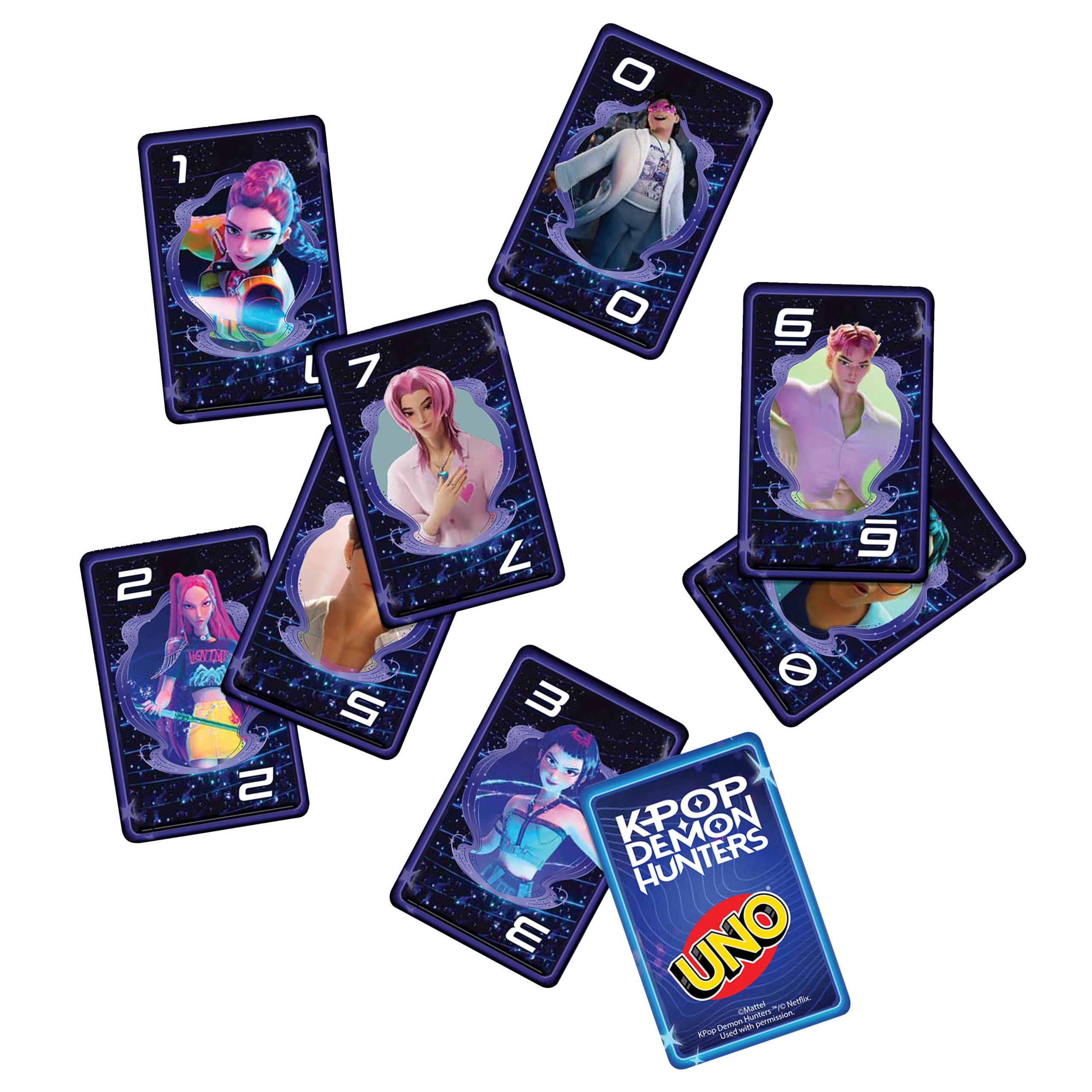 UNO Kpop Demon Hunters Card Game in A Decorative Tin For Kid. Adult & Family Nights With Movie-Inspired Deck - Image 3
