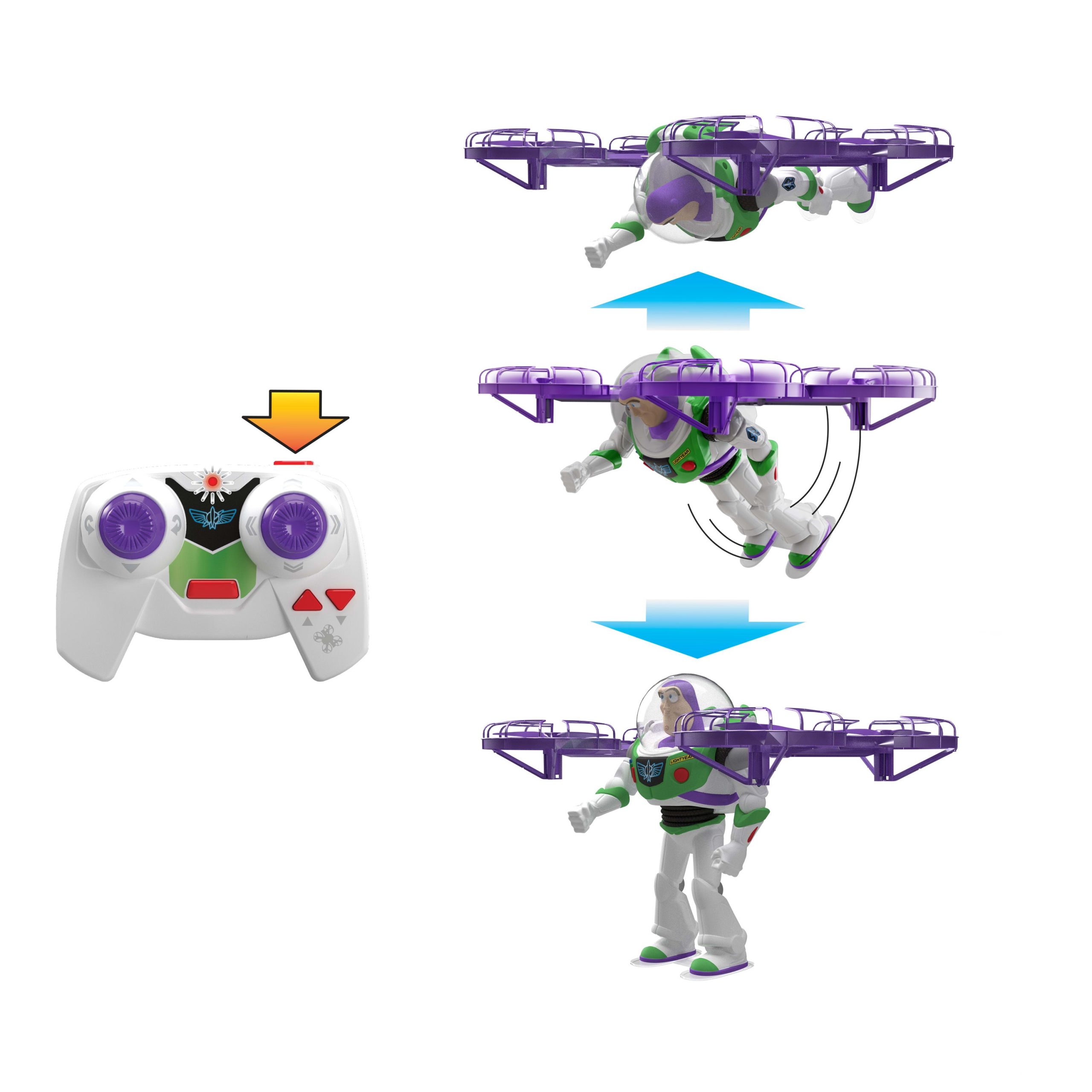Disney Pixar Toy Story 5 Figura de A??o Buzz Lightyear Hi-Tech Edition RC - Image 4