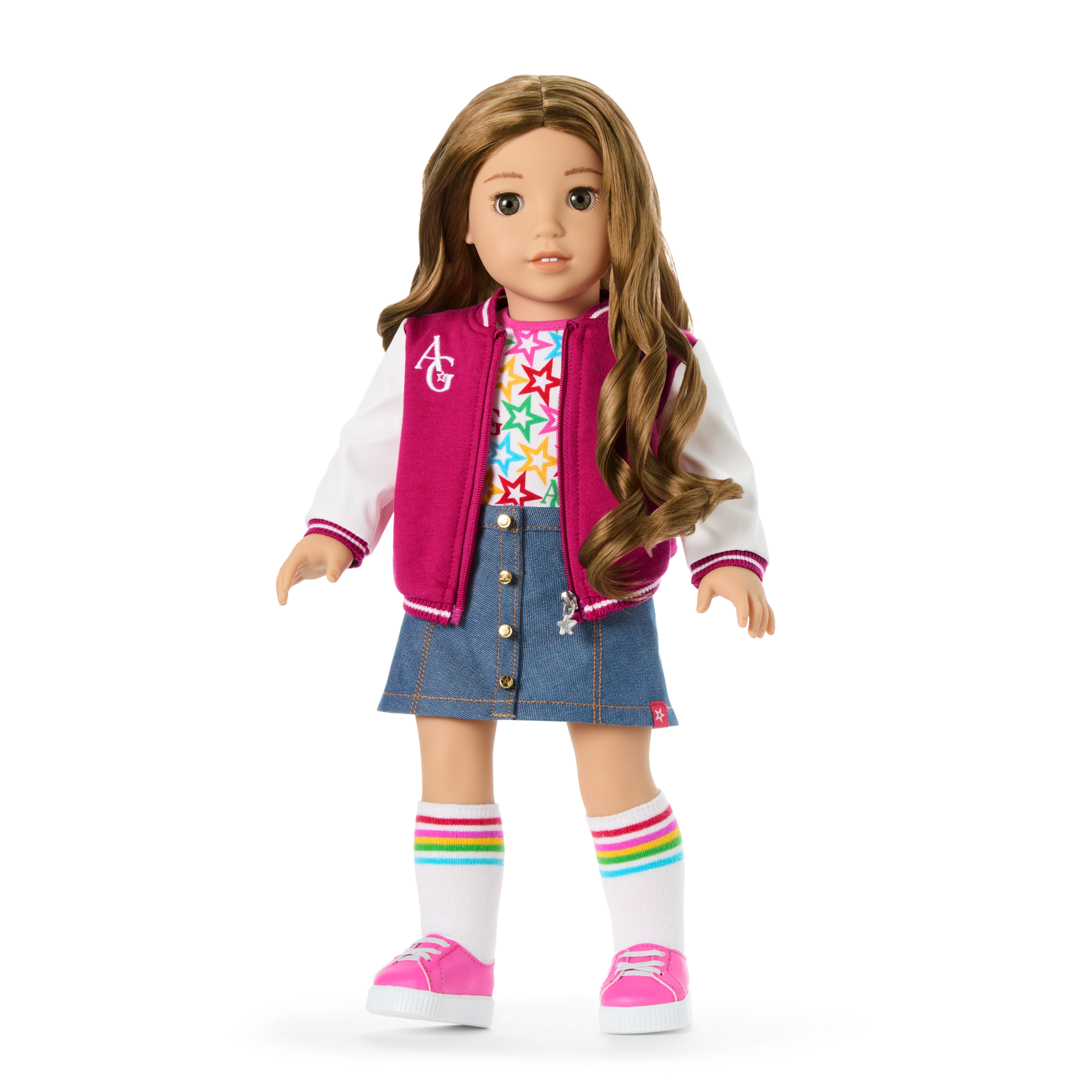 Truly Me? 18-inch Doll #118 with curly caramel hair - Image 2