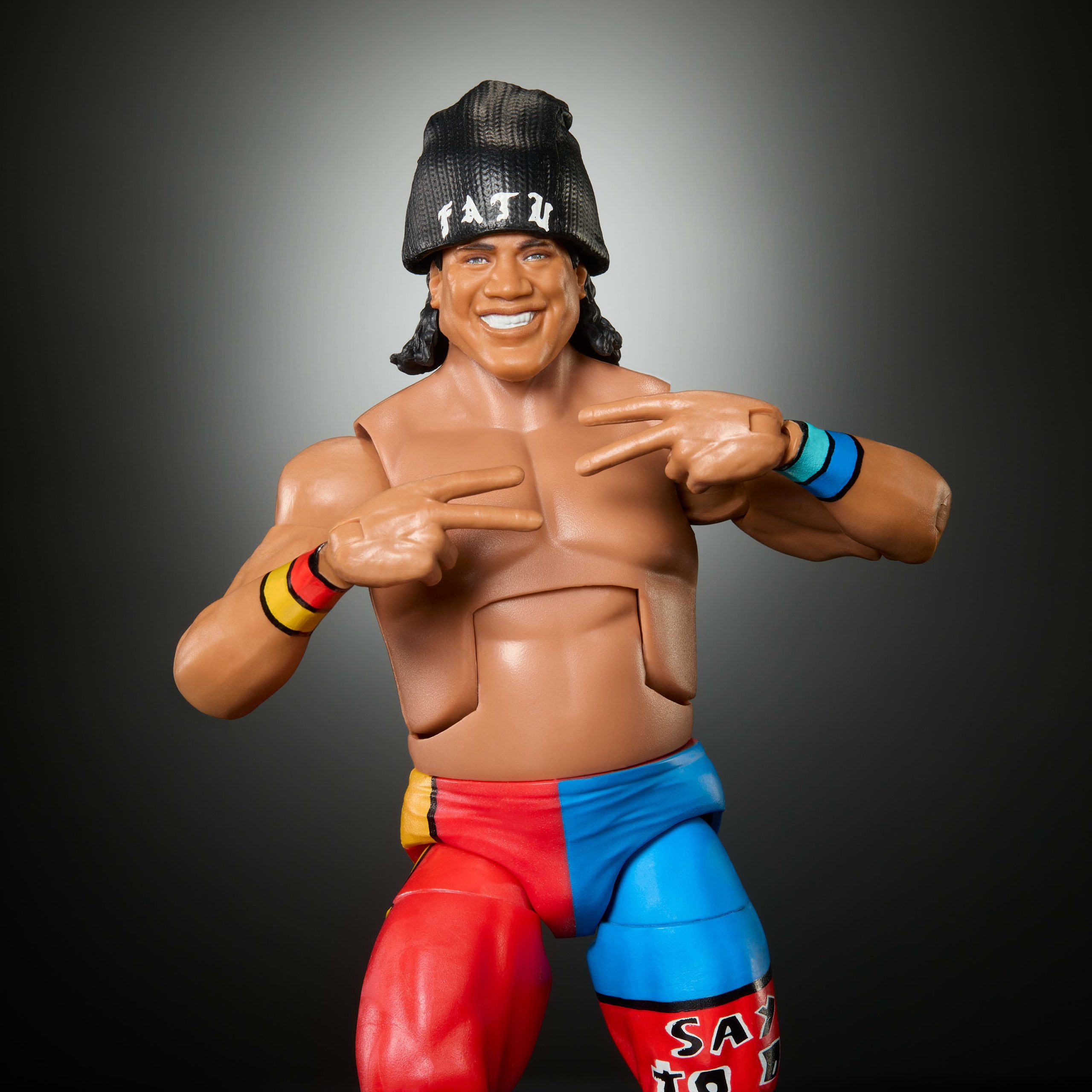 WWE Monday Night War Elite Collection Fatu Action Figure & Accessories 6-inch Collectible Set - Image 4