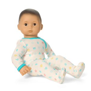 Bitty Baby? Doll #4 with black hair in Pastel Blue