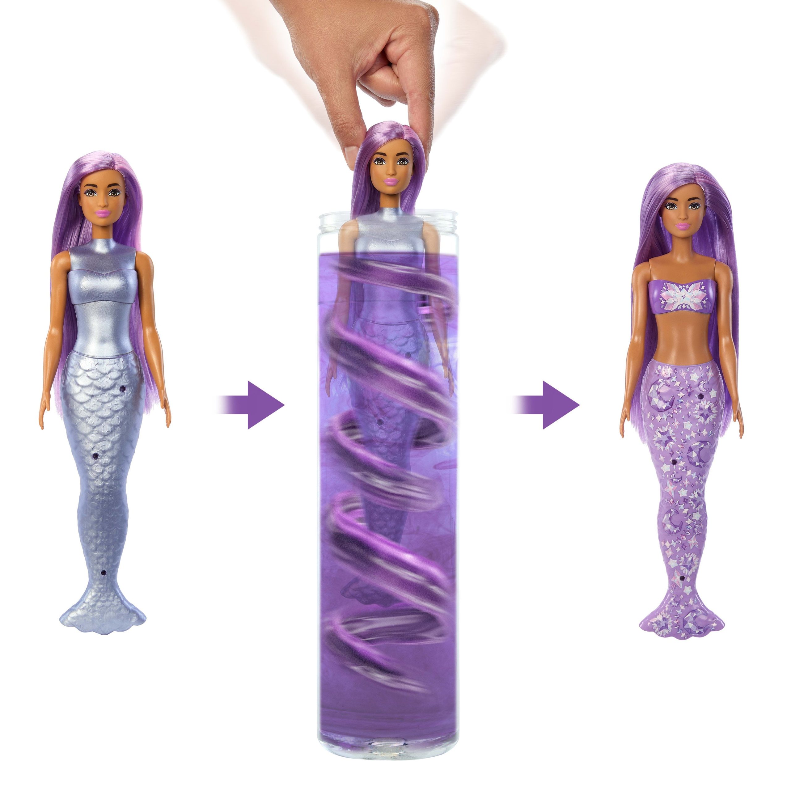 Barbie Color Reveal Mermaid Series Doll & Accessories With 6 Surprises - Image 5