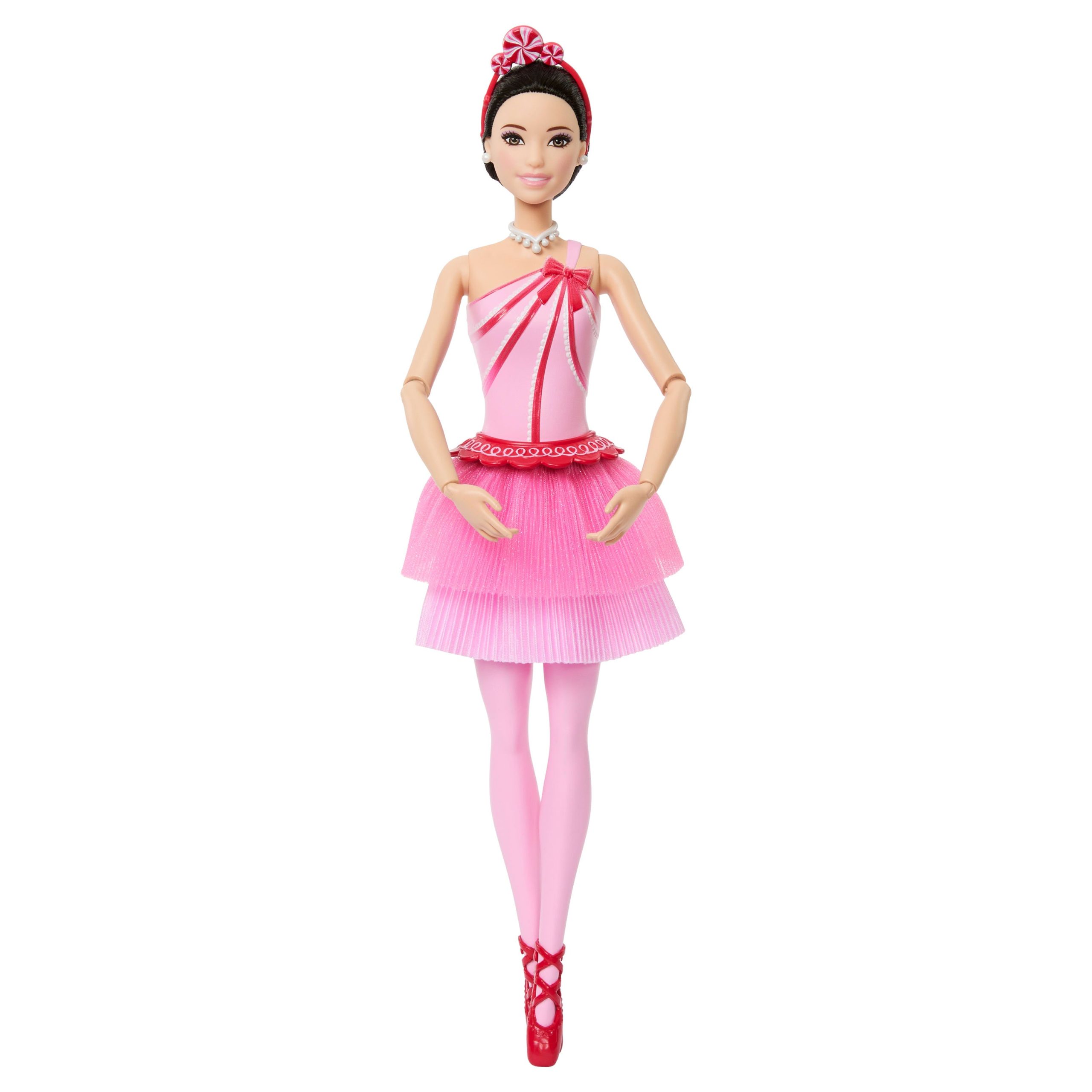 Barbie in The Nutcracker Land Of Sweets Ballerina Renee Doll With Brown Hair. Tutu And Candy Themed Accessories - Image 2