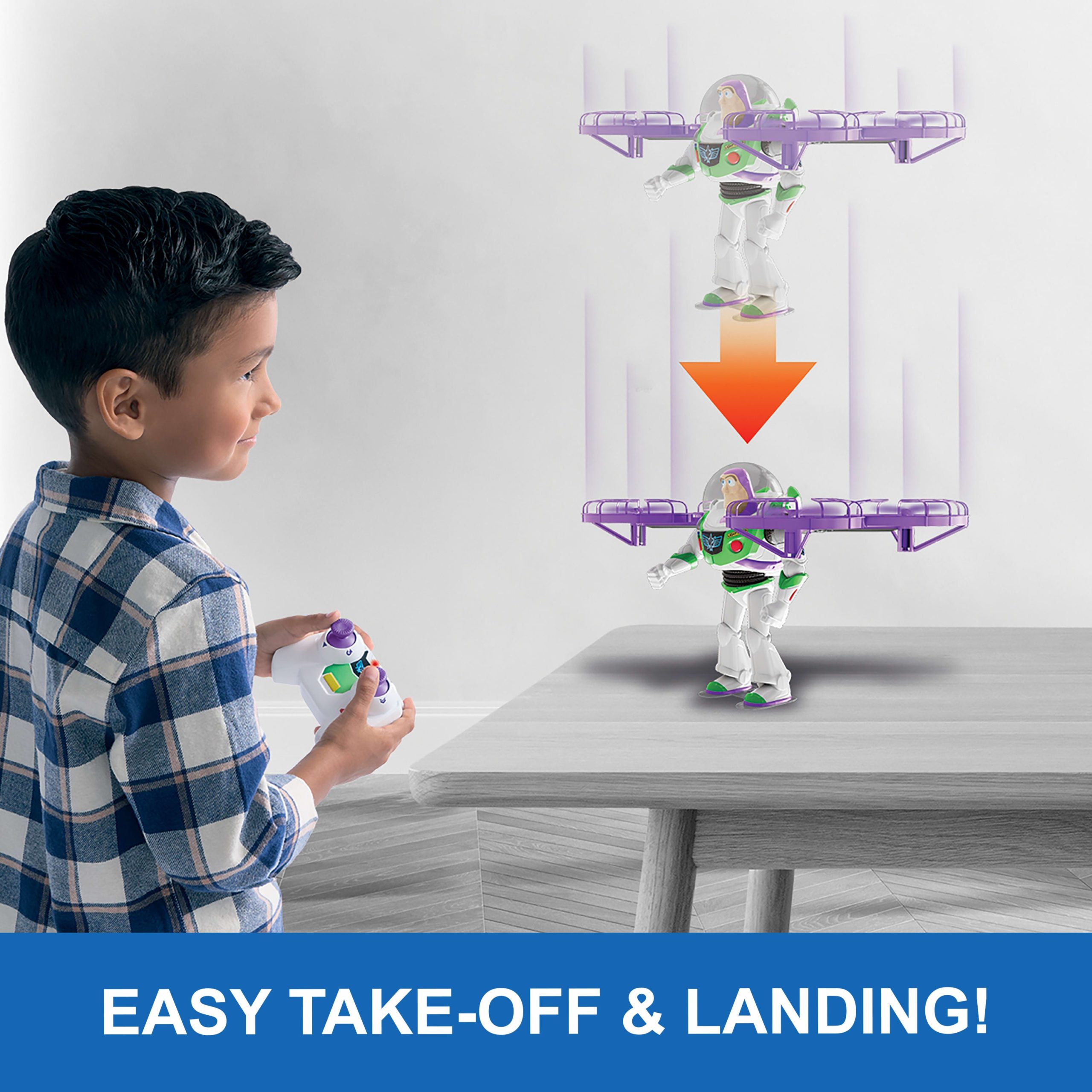 Disney And Pixar Toy Story 5 Flying RC Hi-Tech Edition Buzz Lightyear Action Figure Remote Controlled - Image 5