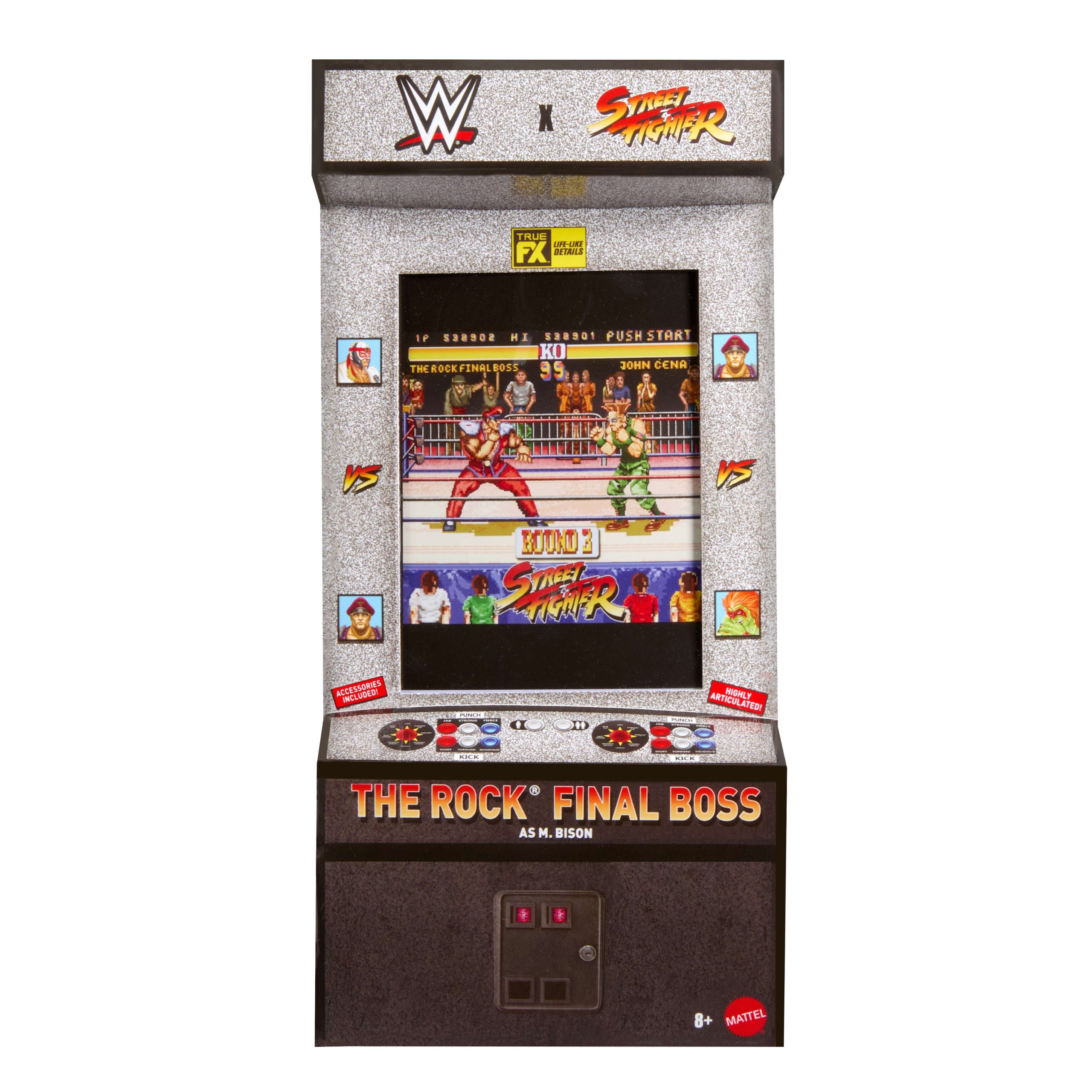 Wwe X Street Fighter?Figurine Articul??e The Rock Final Boss - Image 2