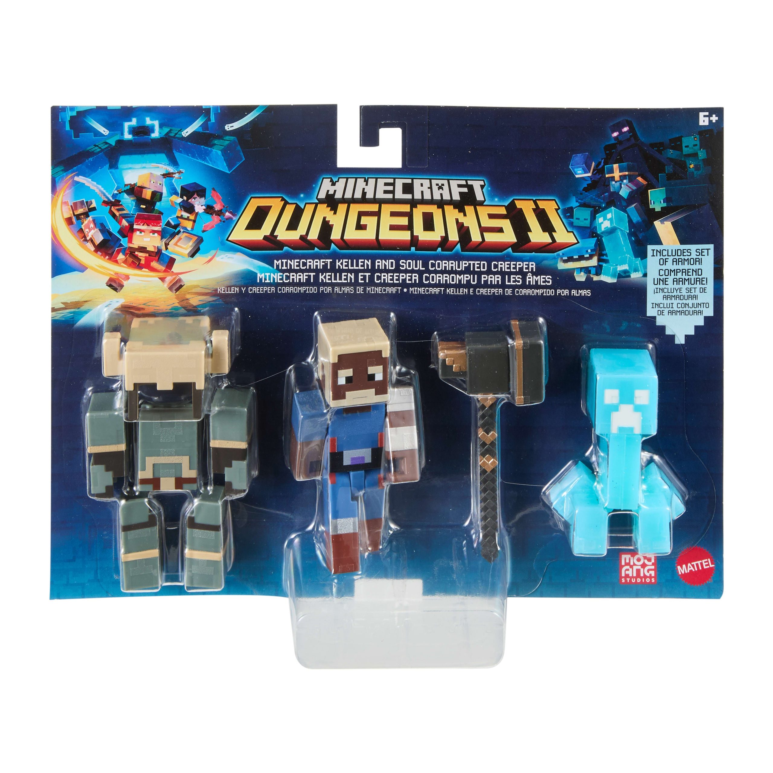 Minecraft?Dungeons II?Action Figures?& Accessories?Multipack. 3.25-Inch?Scale & Pixelated Design - Image 6