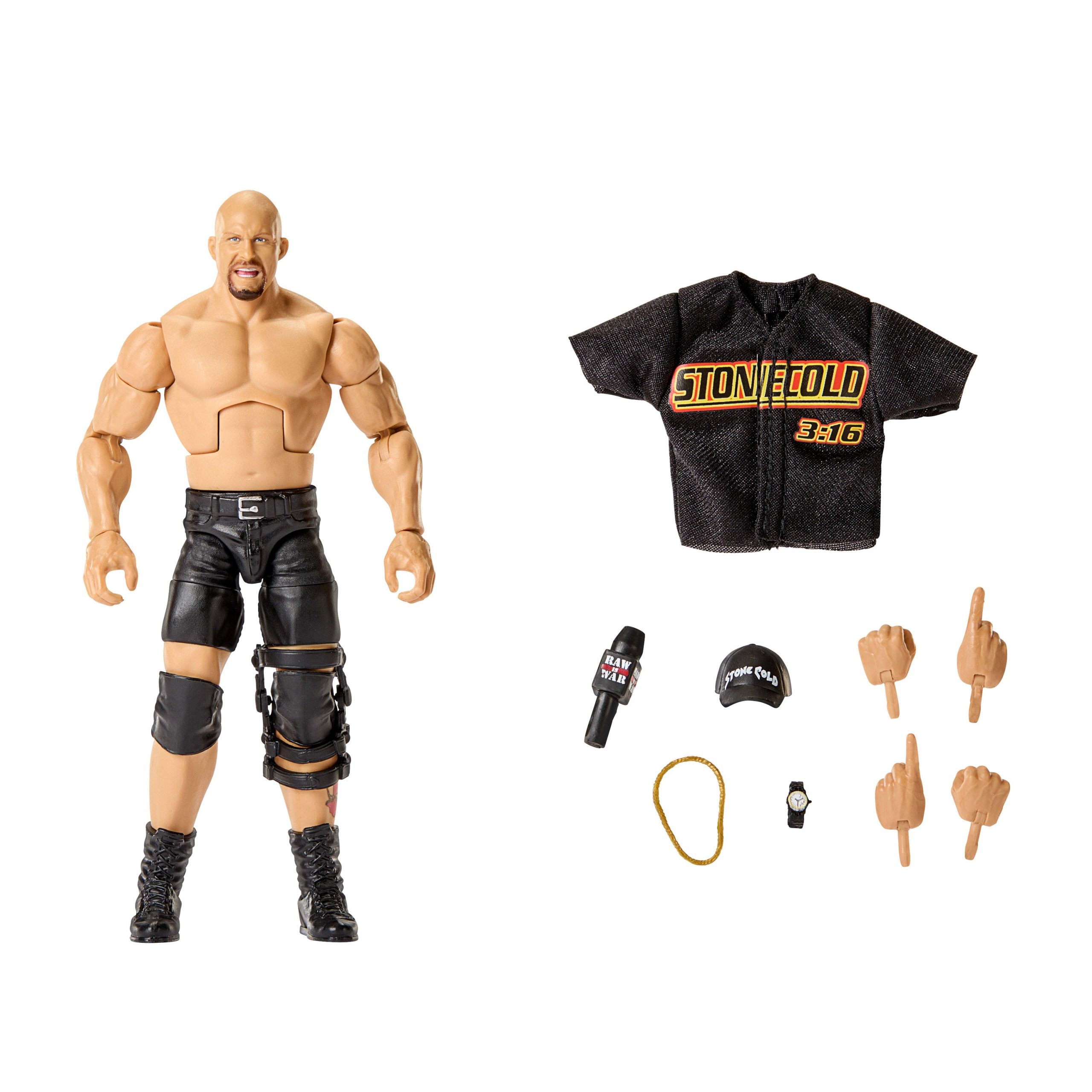 Wwe Figurine Articul??e ??lite Stone Cold Steve Austin