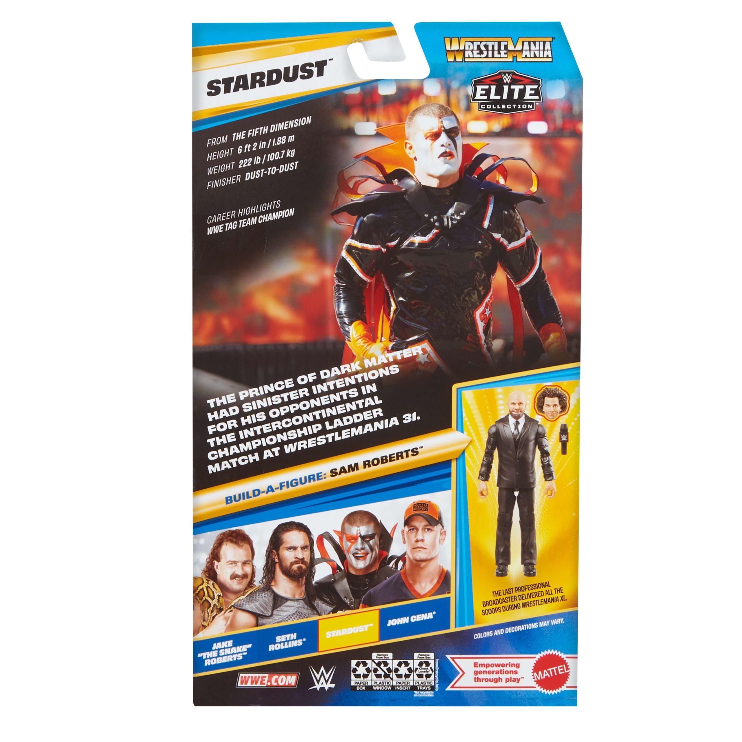 Wwe Figurine Articul??e Wrestlemania Stardust - Image 6
