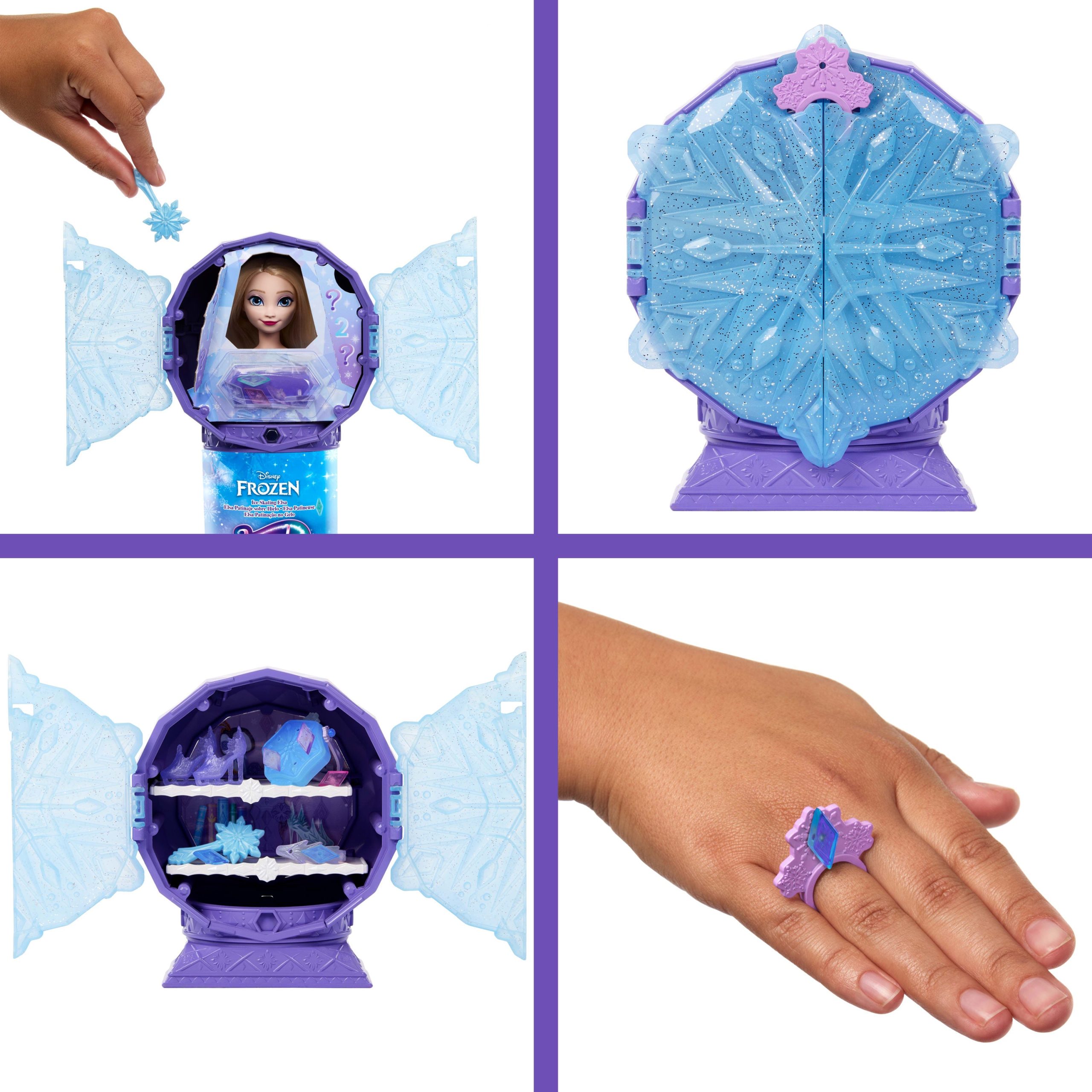 Disney La Reine des Neiges?Poup??e Jewel Reveal Elsa Reine du Patinage - Image 4