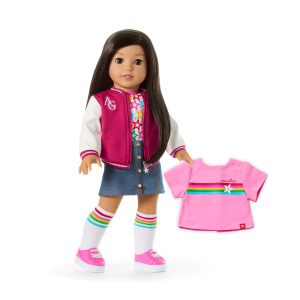 Truly Me? 18-inch Doll #124 with straight black-brown hair