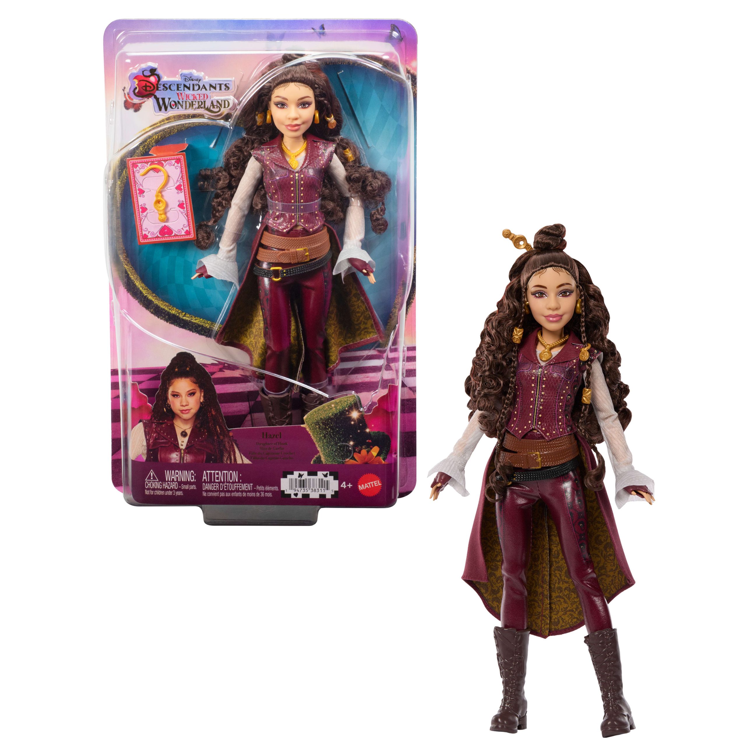 Disney Descendants: Wicked Wonderland Doll & Accessory - Hazel Hook. Daughter Of Hook