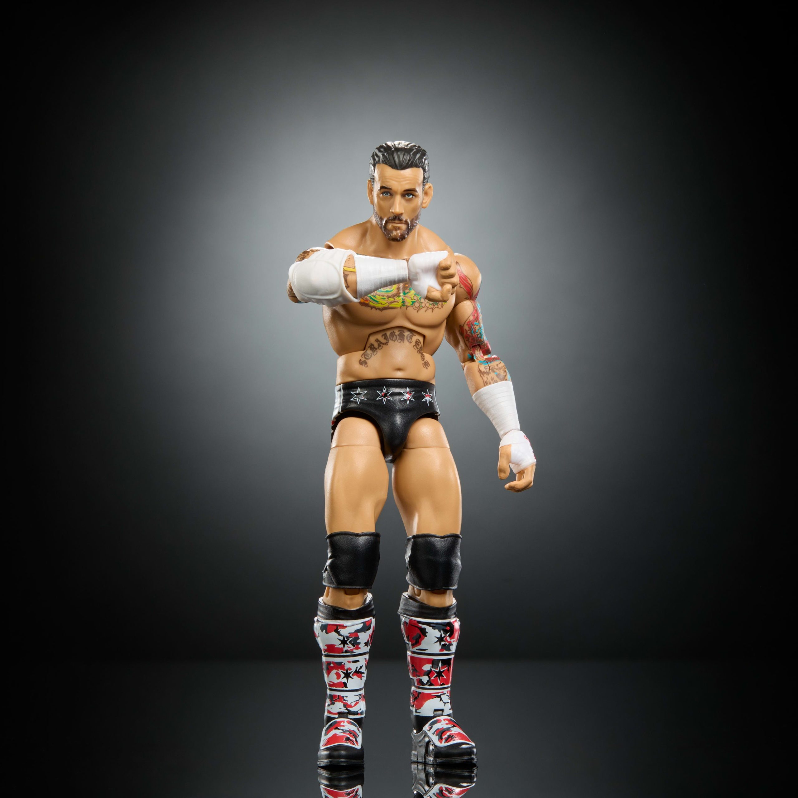 Wwe Figurine Articul??e ??lite Grands Champions Cm Punk - Image 4