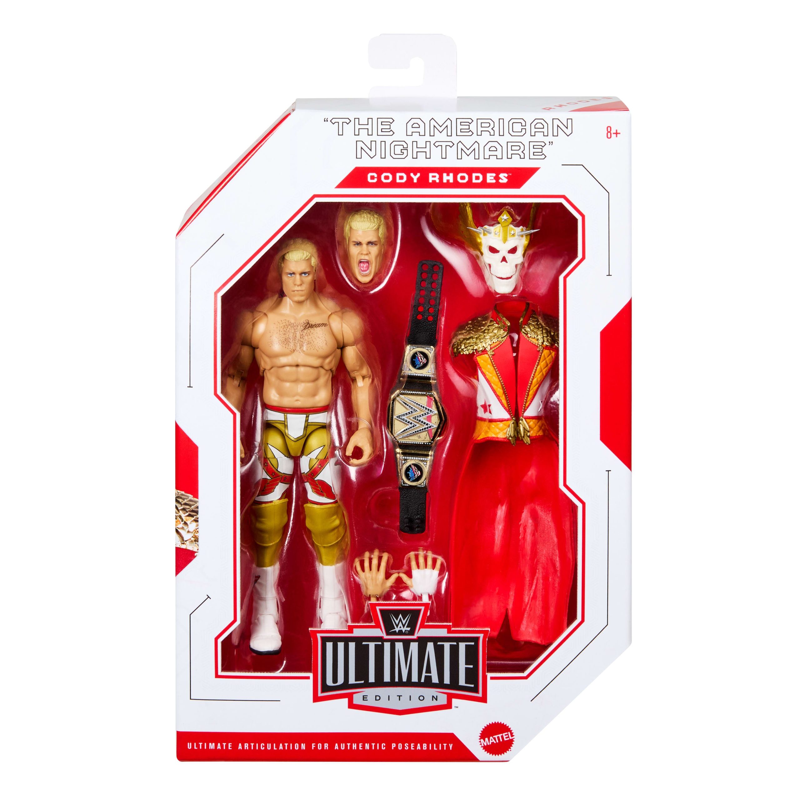 WWE Ultimate Edition Cody Rhodes Action Figure & Accessories Set. 6-inch Collectible Superstar - Image 2