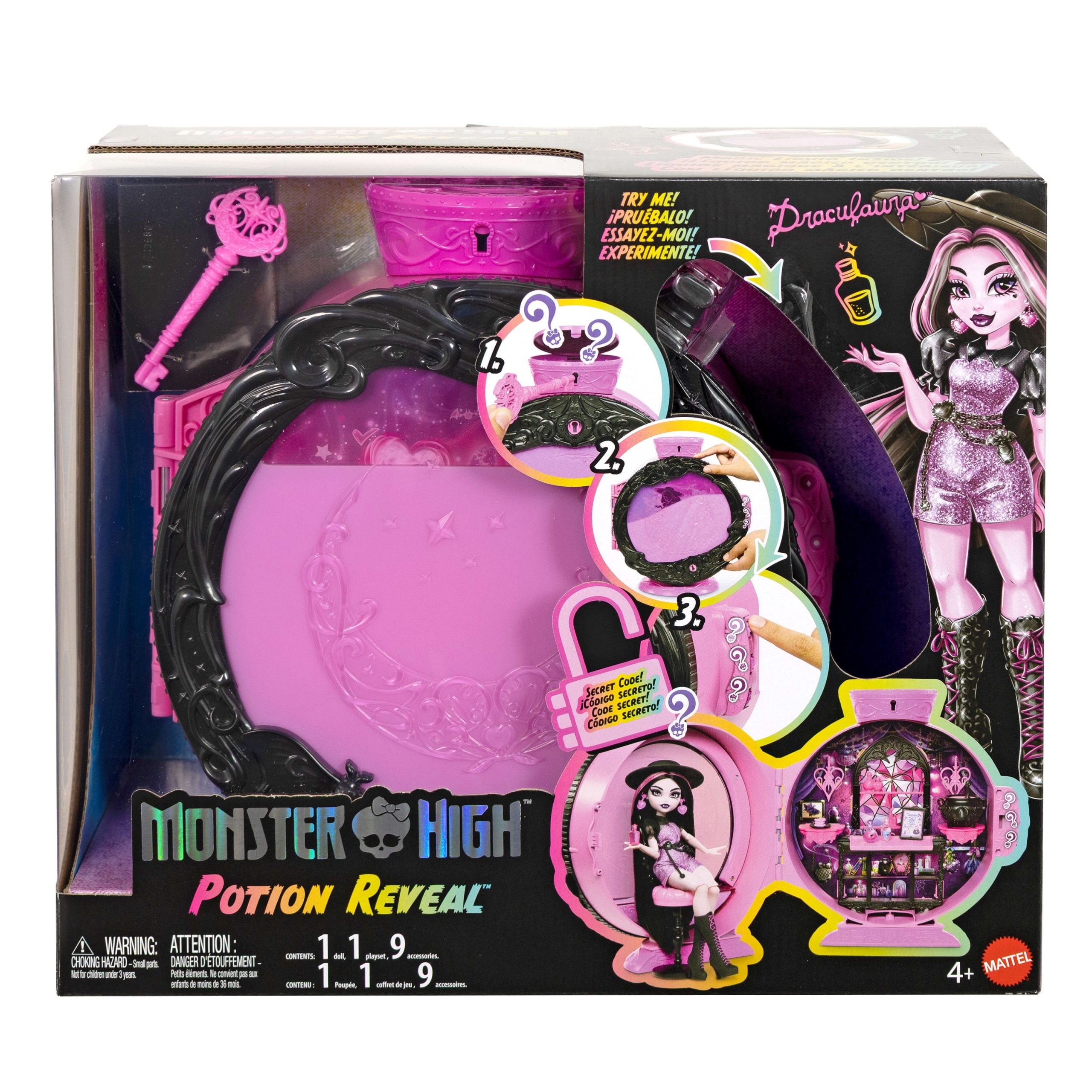 Monster High-Coffret Potion de R??v??lation Avec Poup??e Draculaura