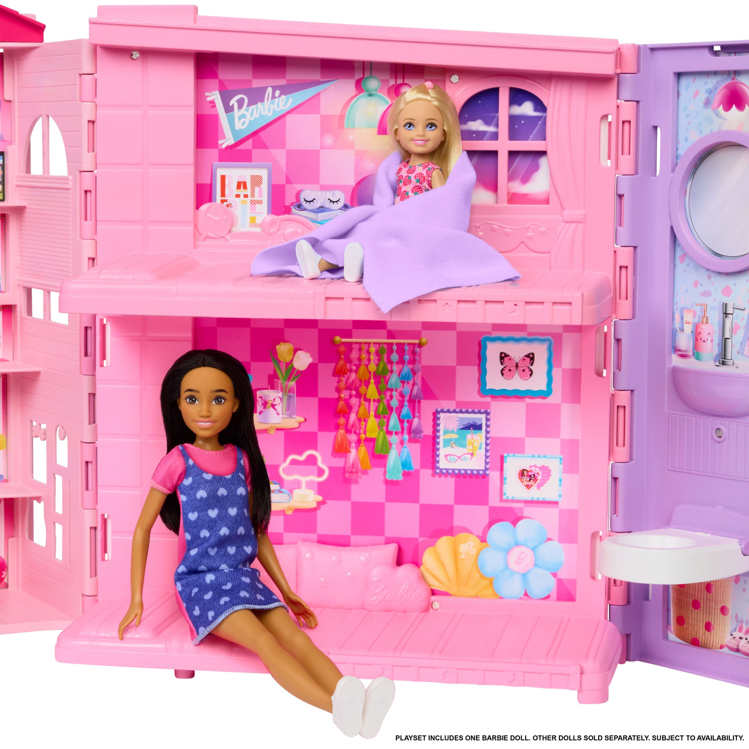 Barbie Dream Land Set de Juego Casa Glam Con Mu?eca - Image 3