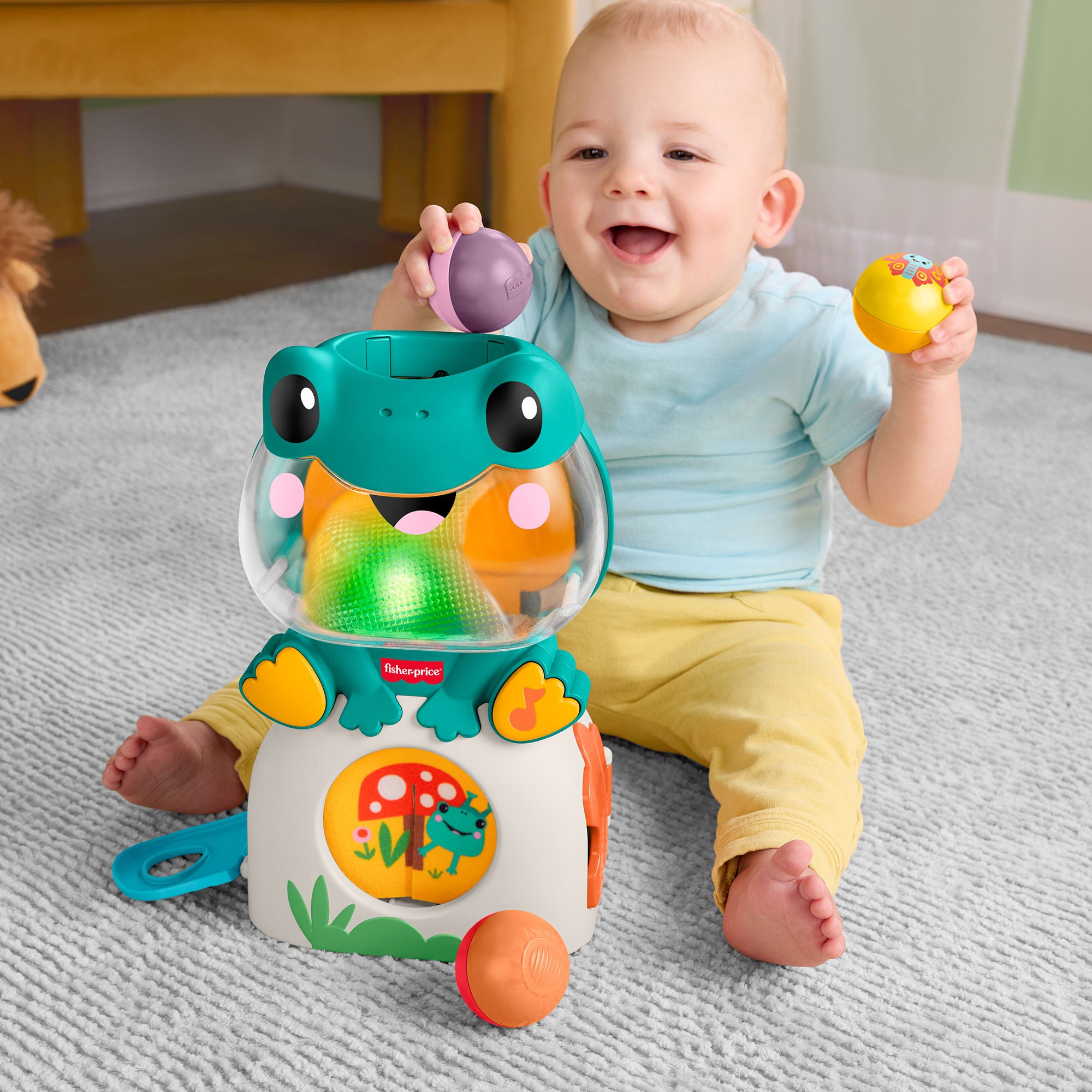 Fisher-Price Infant-Learning Juguete para Beb??s Ranita Busca y Aprende - Image 2