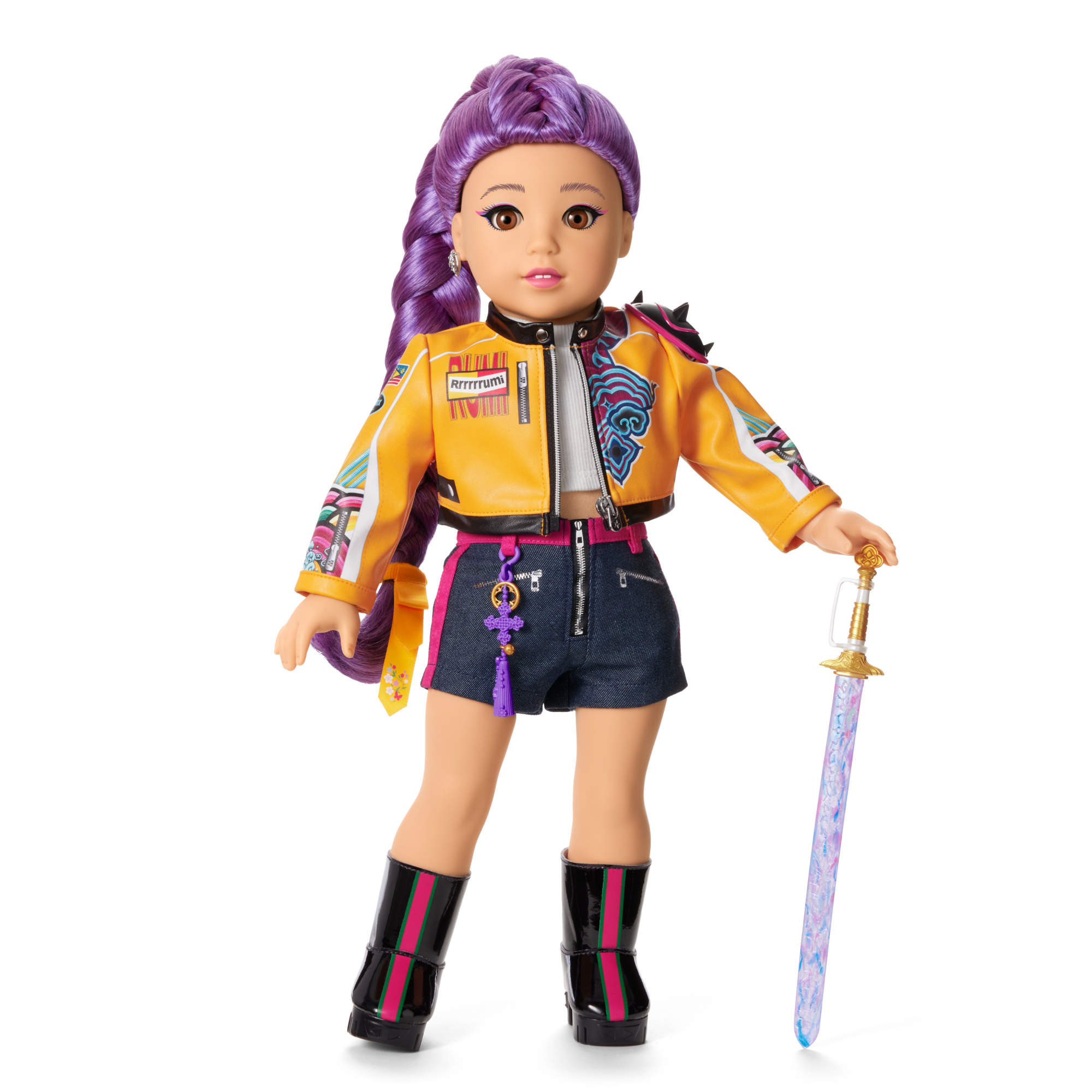 American Girl? x KPop Demon Hunters HUNTR/X Rumi-inspired 18-inch Doll