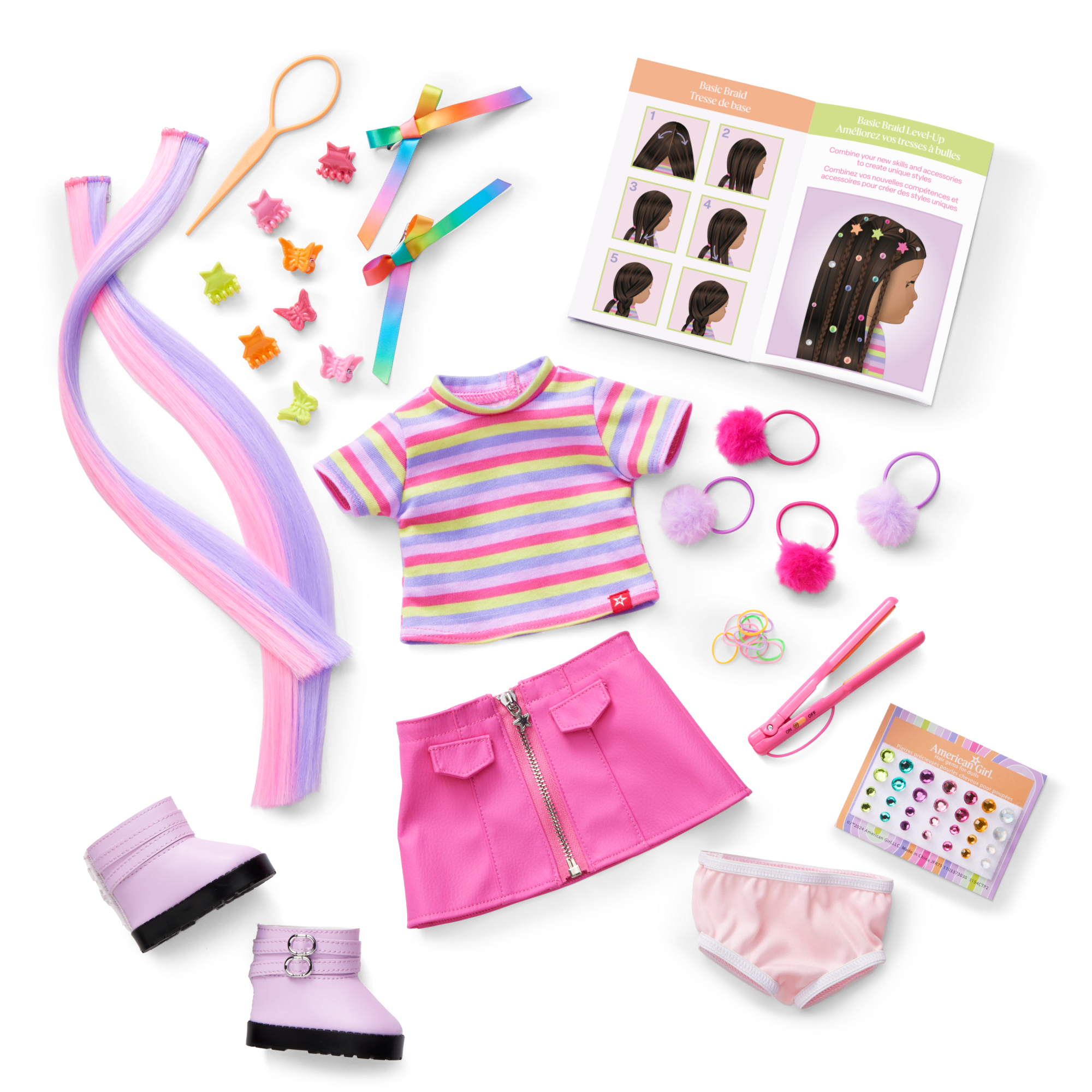 Long Hair Looks? by Truly Me? 18-inch Doll #134 & hair accessories - Image 3